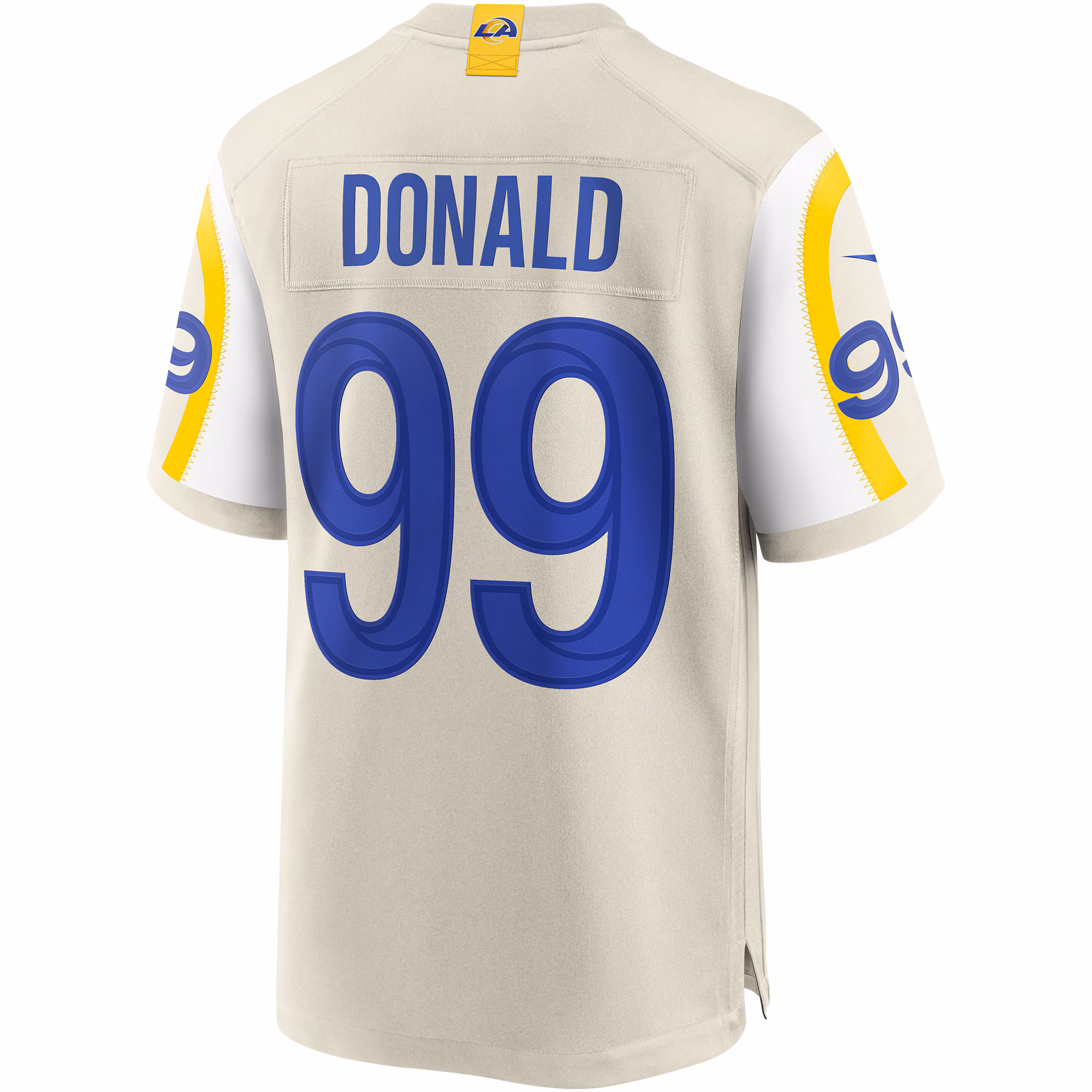 Aaron Donald Los Angeles Rams Player Game Jersey - Bone