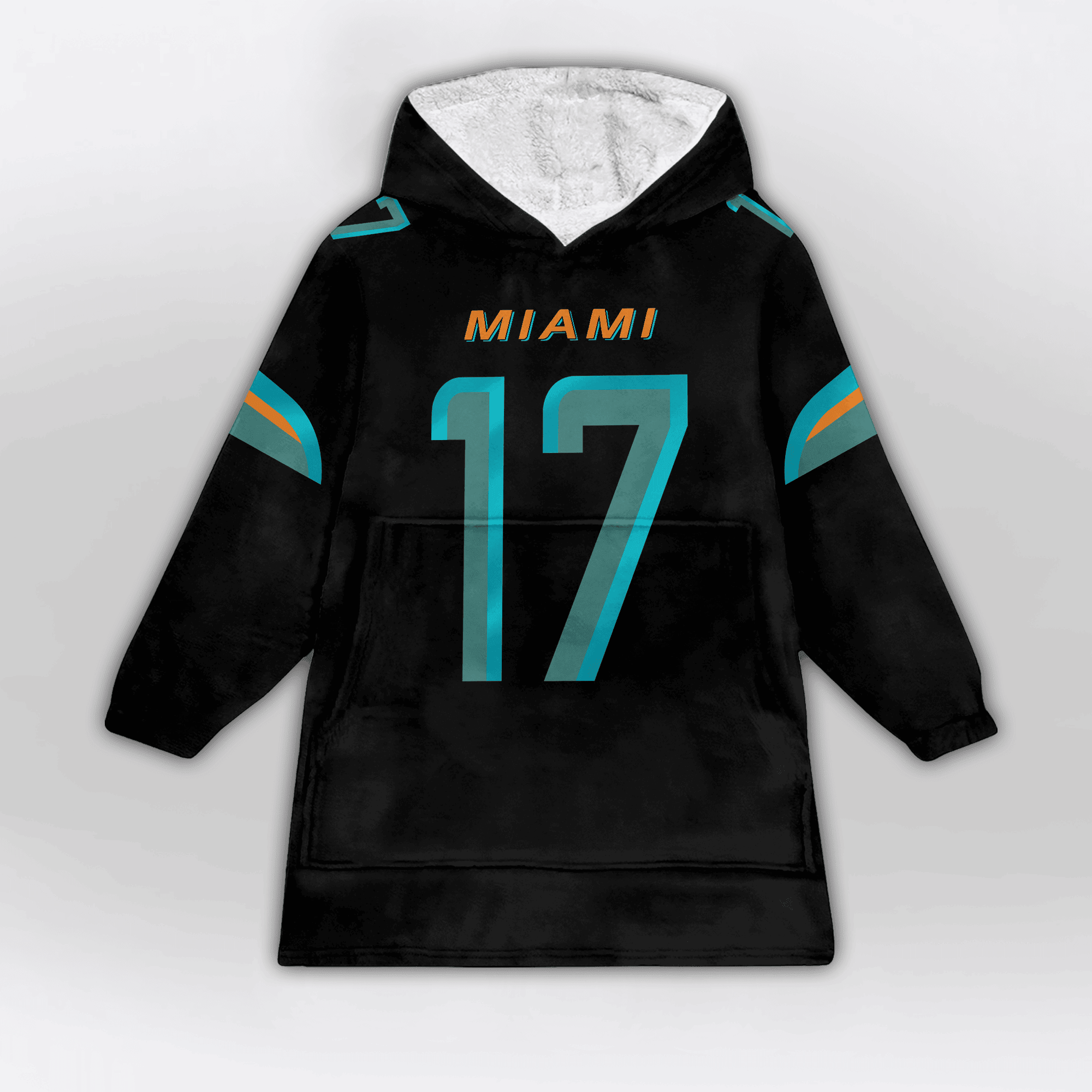 J.W 17 Miami Football Unisex Blanket Hoodie