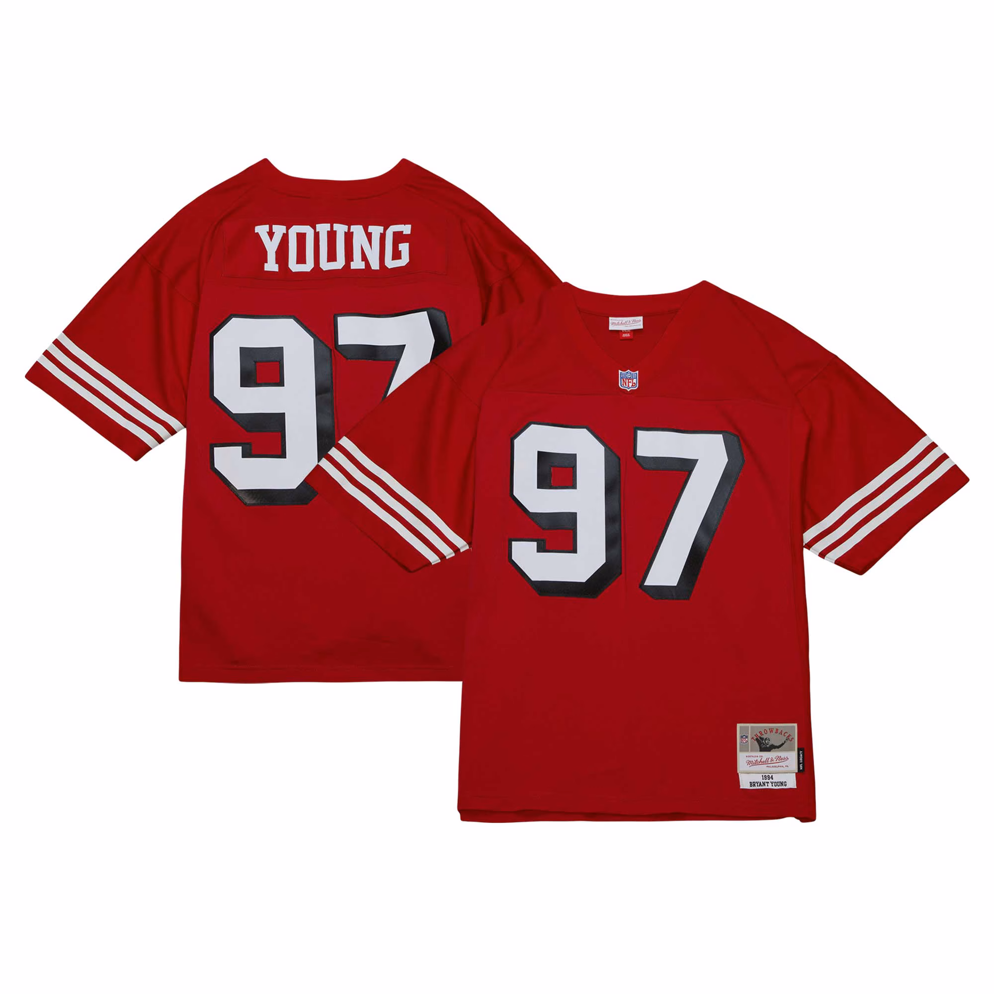 Bryant Young San Francisco 49ers Legacy Replica Jersey - White