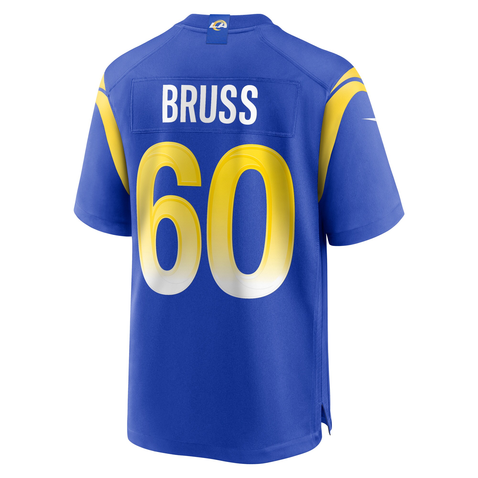 Logan Bruss Los Angeles Rams  Game Player Jersey - Royal