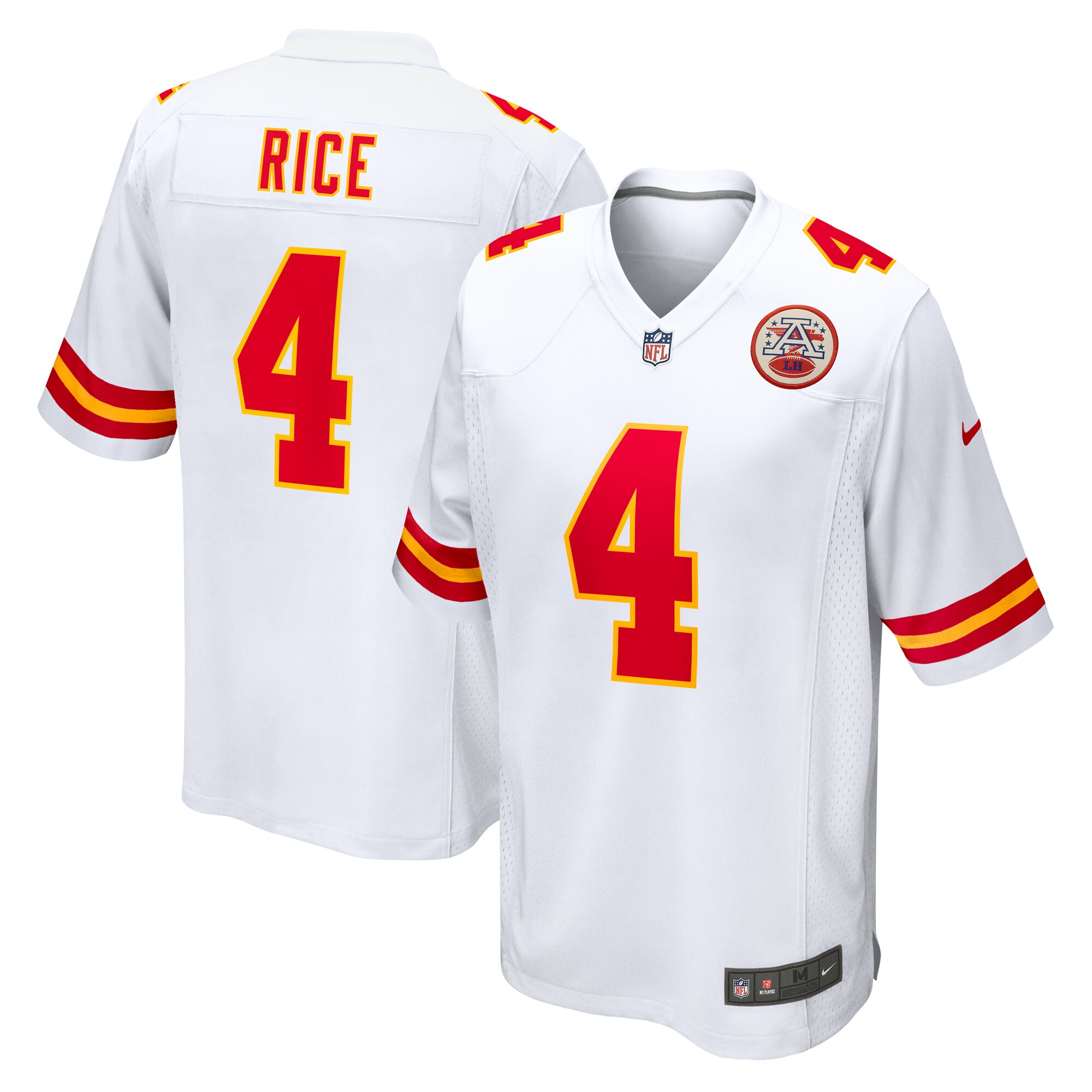 Rashee Rice Kansas City Chiefs  Game Jersey -  White