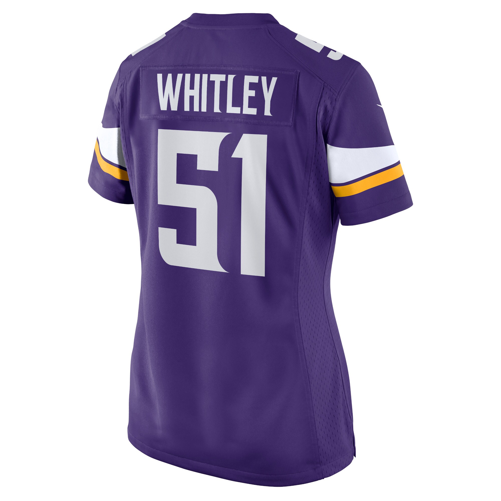 Benton Whitley Minnesota Vikings Women's Home Game Player Jersey - Purple