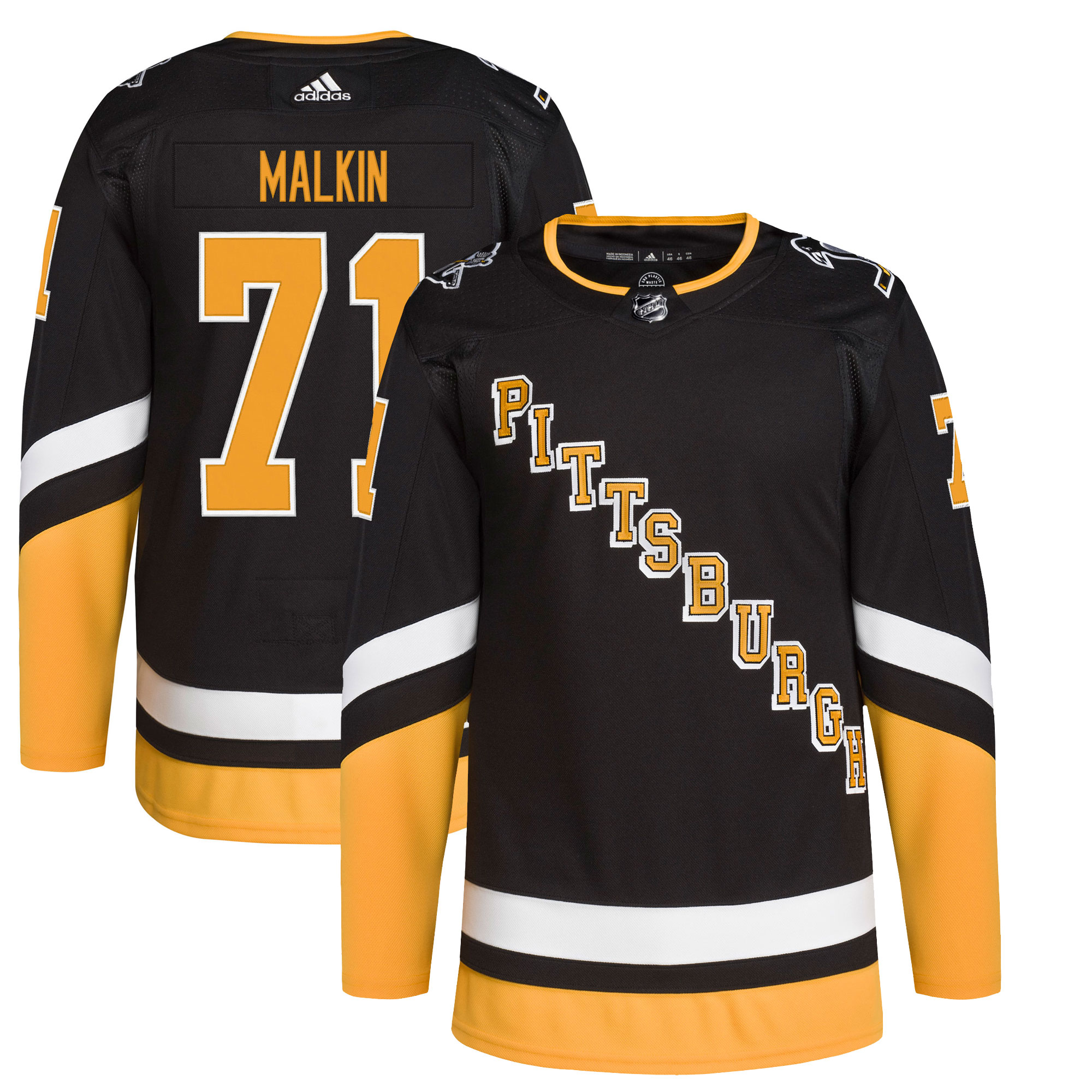Evgeni Malkin Pittsburgh Penguins  2021/22 Alternate Primegreen Authentic Pro Player Jersey - Black