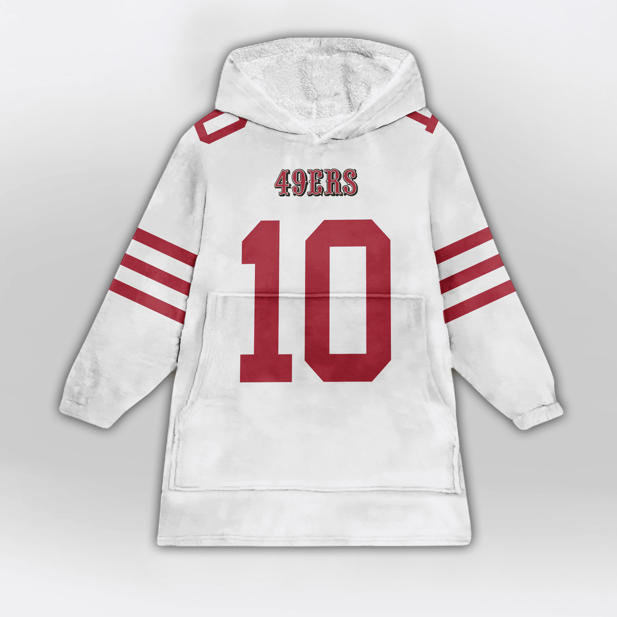M.J 10 San Francisco 49ers Football Unisex Blanket Hoodie