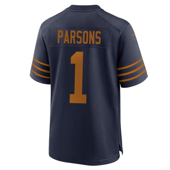 Men's Micah Parsons #1 Green Bay Packers Classic Game Jersey-Navy