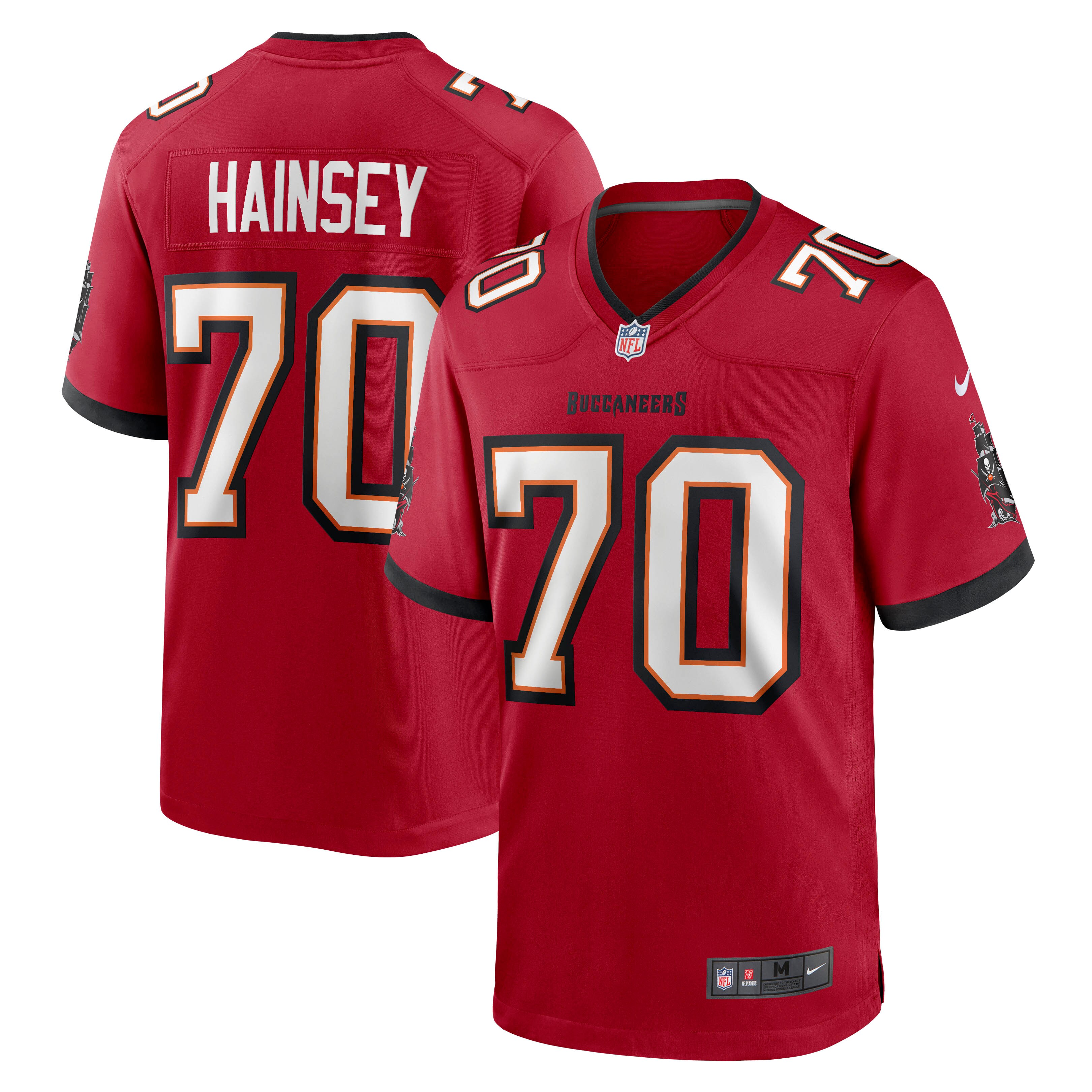 Robert Hainsey Tampa Bay Buccaneers  Game Jersey - Red