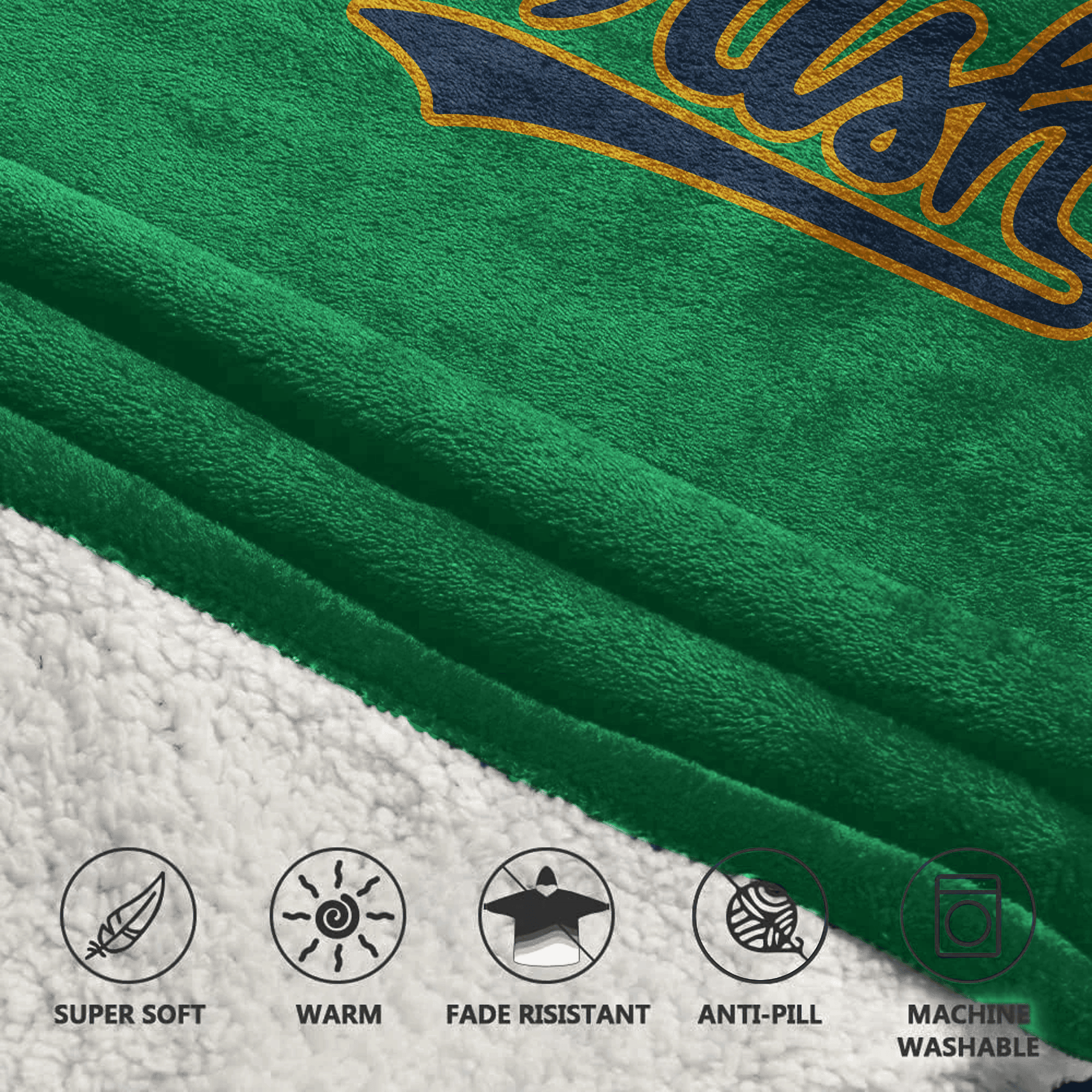 Adult 1 Notre Dame Football Unisex Blanket Hoodie