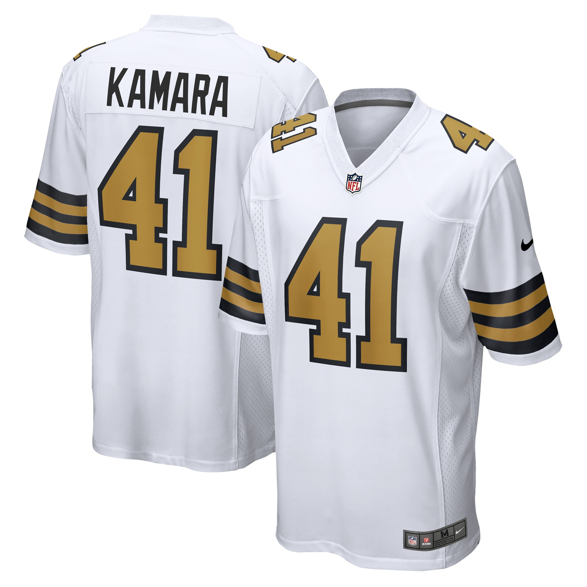 Alvin Kamara New Orleans Saints Alternate Game Jersey -  White