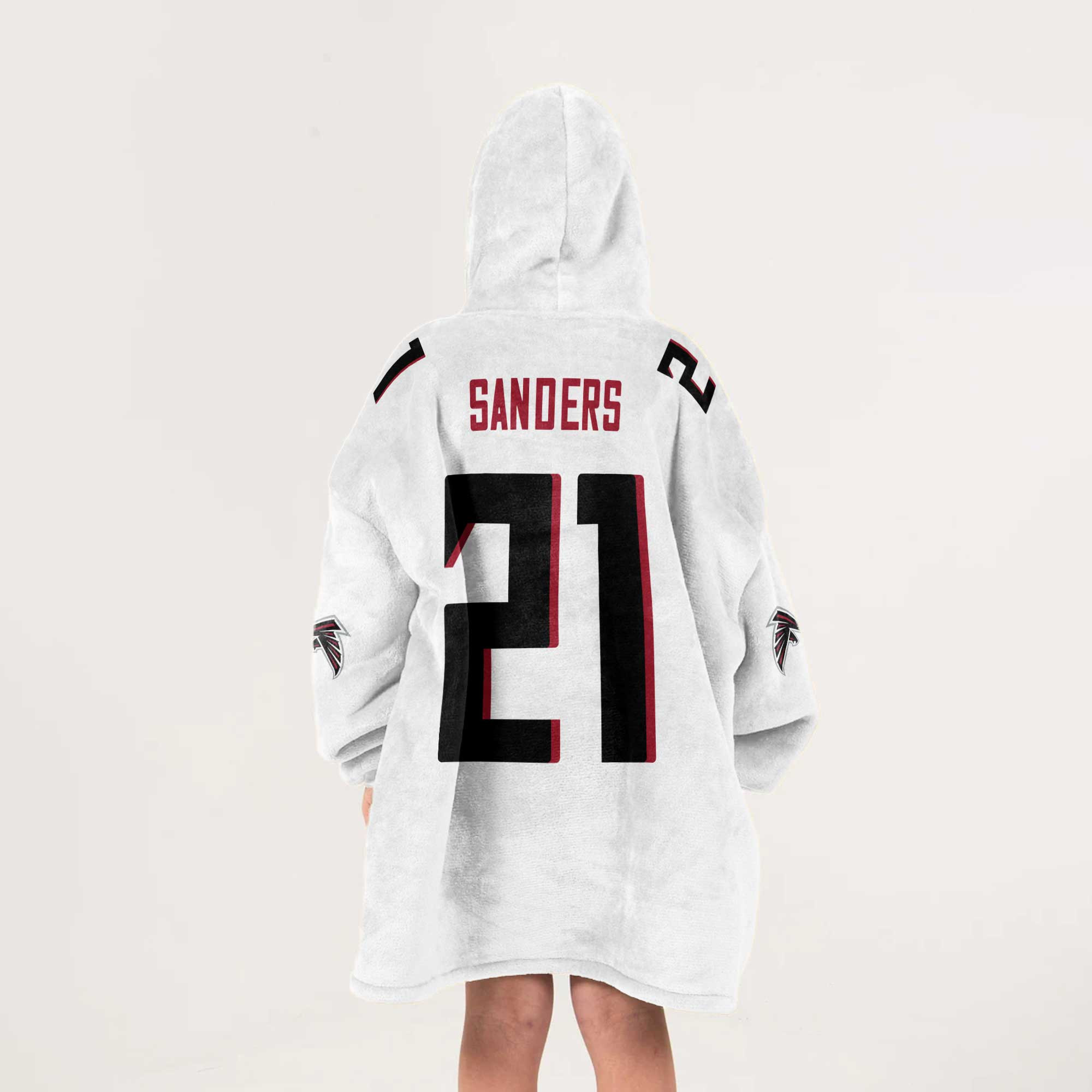 Kid 21 Atlanta Football Unisex Blanket Hoodie