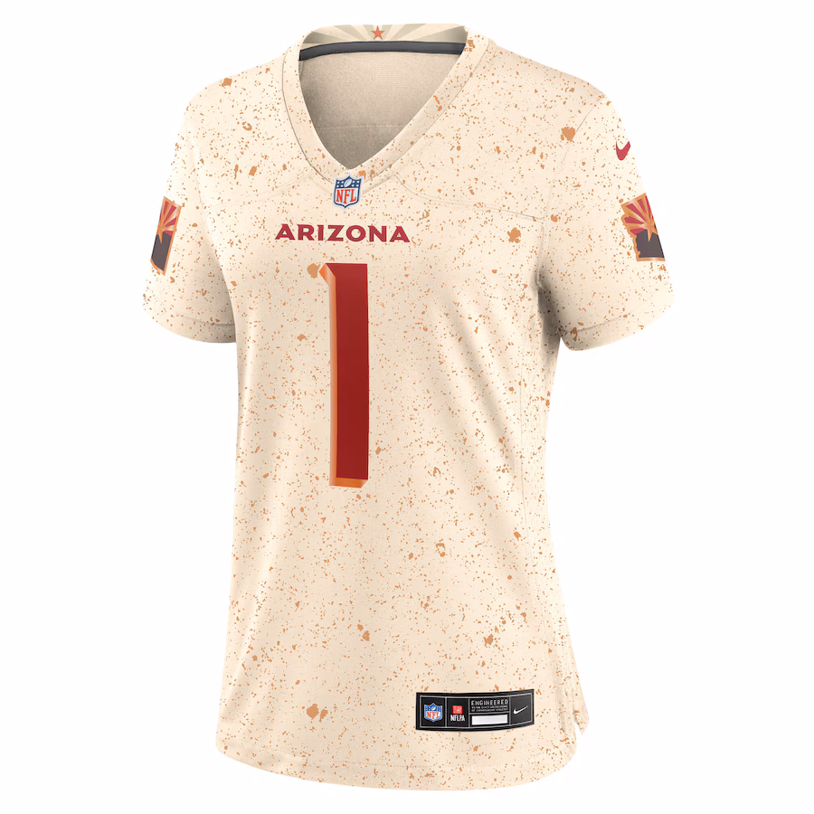 Kyler Murray #1 Arizona Cardinals Women's 2025 Rivalries Collection Game Jersey - Natural