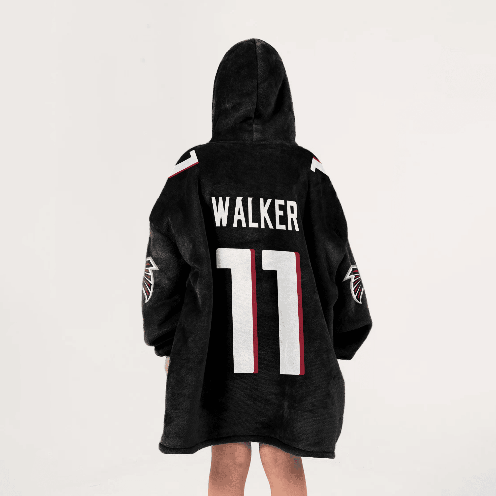 Kid 11 Atlanta Football Unisex Blanket Hoodie
