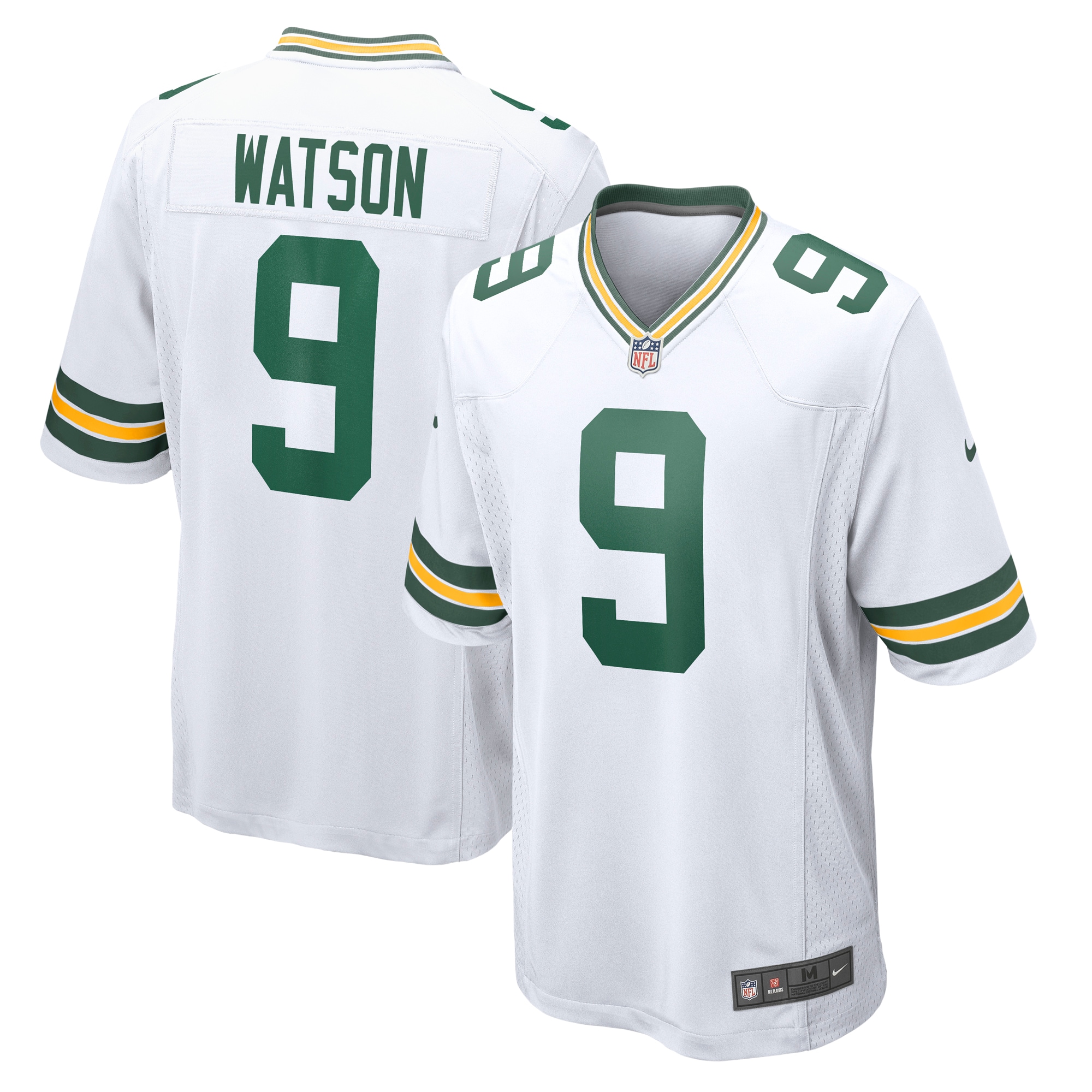 Christian Watson Green Bay Packers  Game Jersey - White