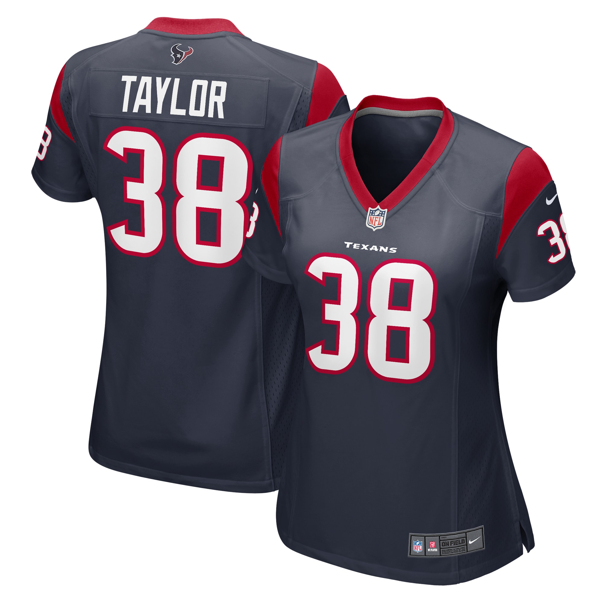 J.J. Taylor Houston Texans Women's Team Game Jersey -  Navy