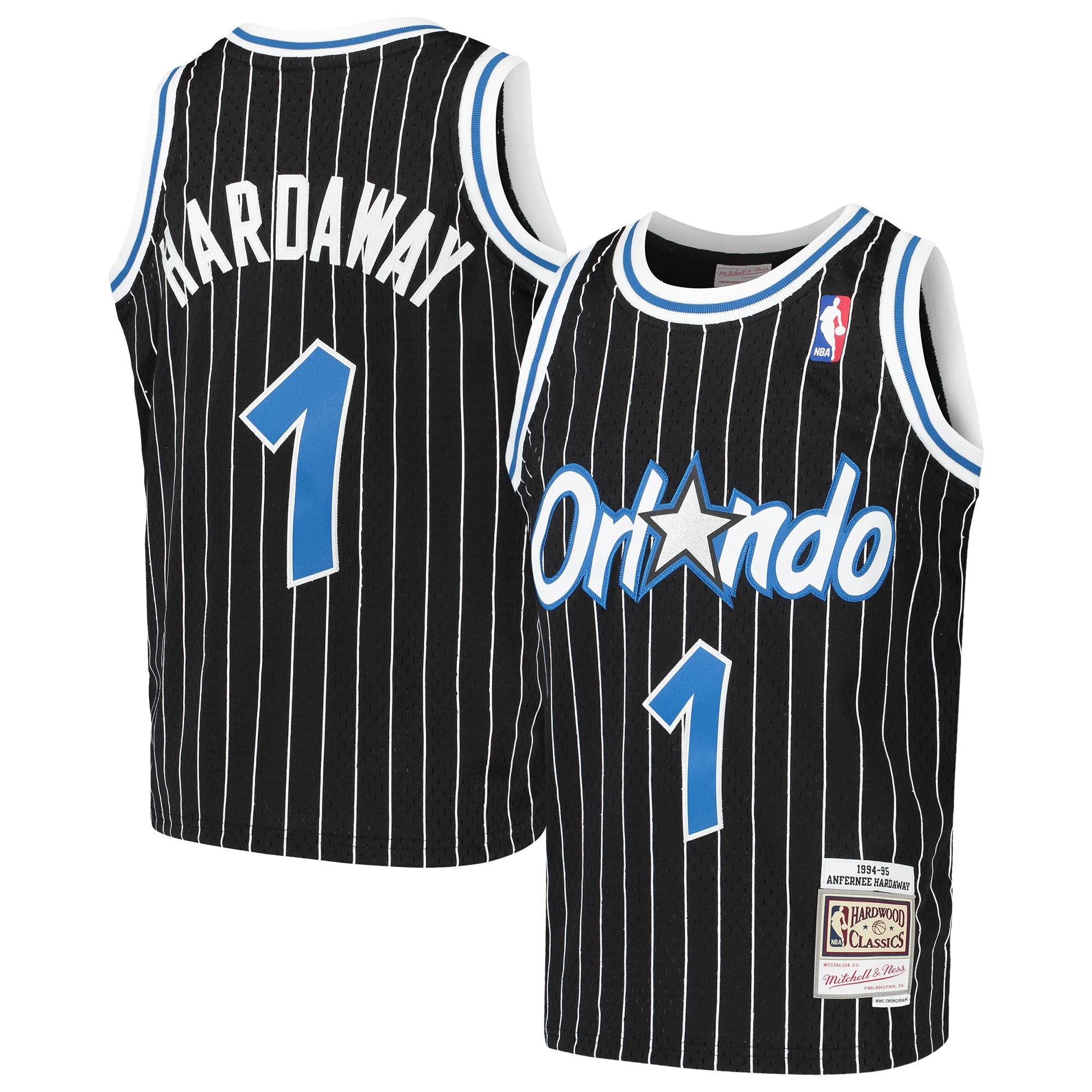 Penny Hardaway Orlando Magic Mitchell & Ness Youth Hardwood Classics Swingman Throwback Jersey - Black