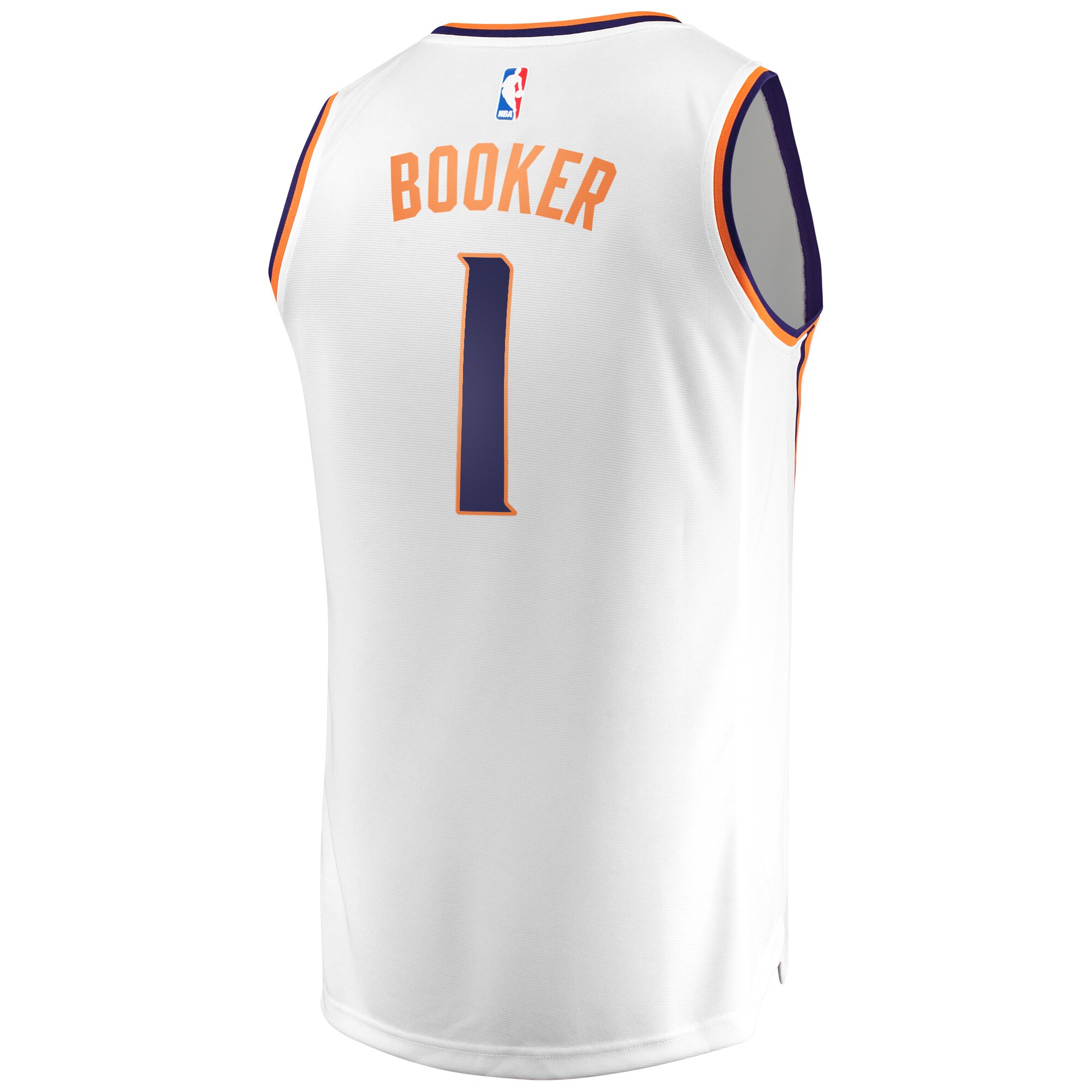 Devin Booker Phoenix Suns  Fast Break Replica Jersey White - Association Edition