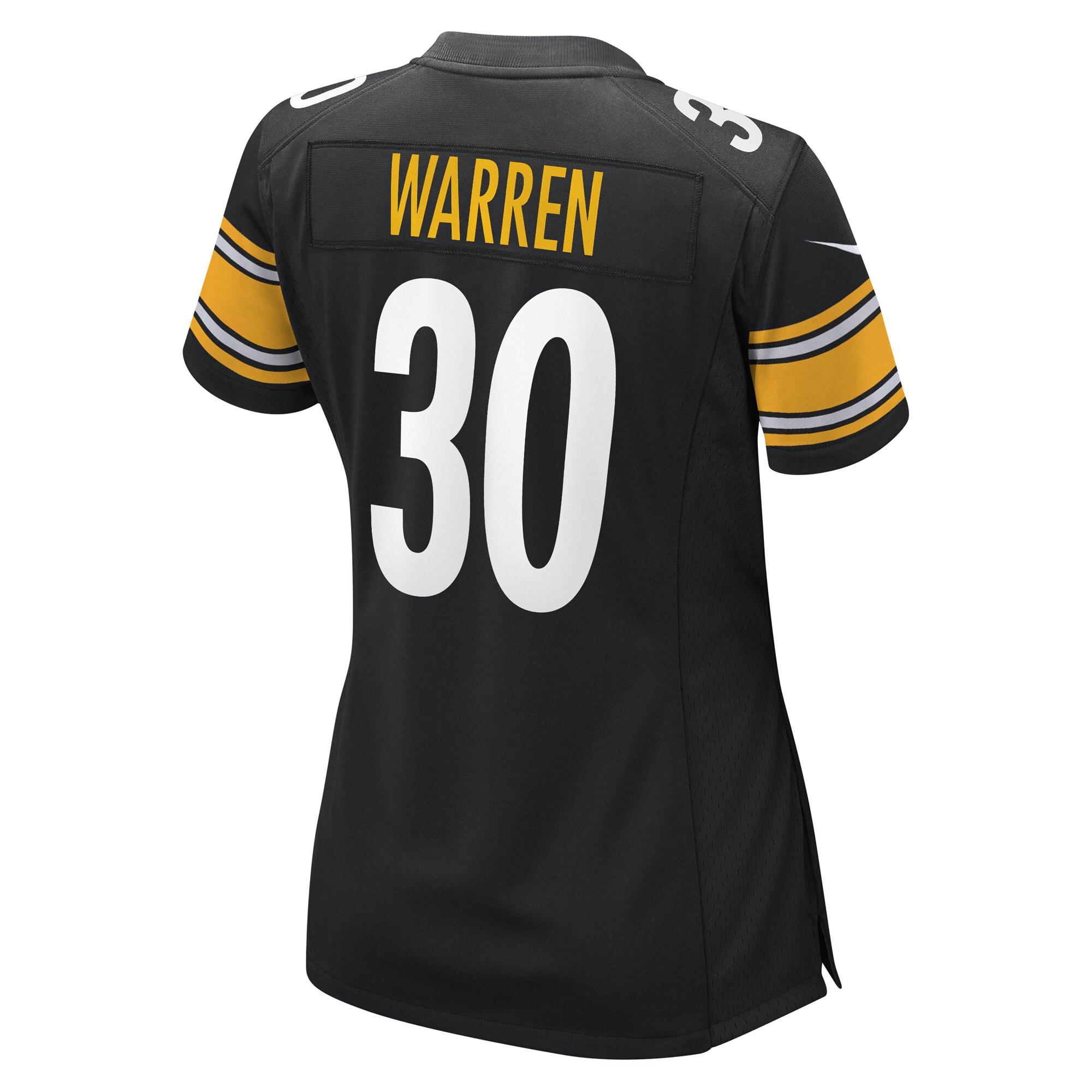 Jaylen Warren Pittsburgh Steelers Women's Game Player Jersey - Black