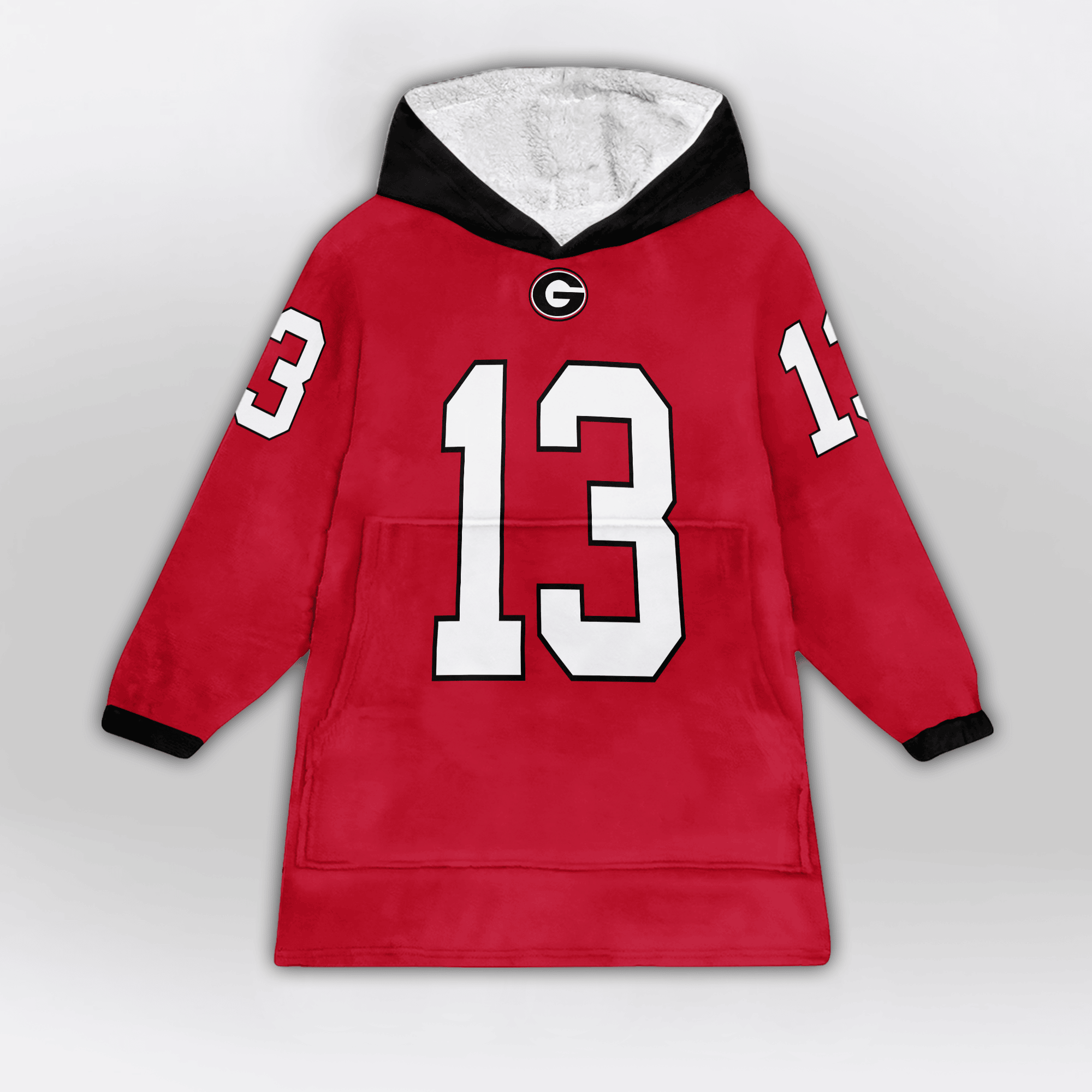 Adult S.B 13 Georgia Football Unisex Blanket Hoodie