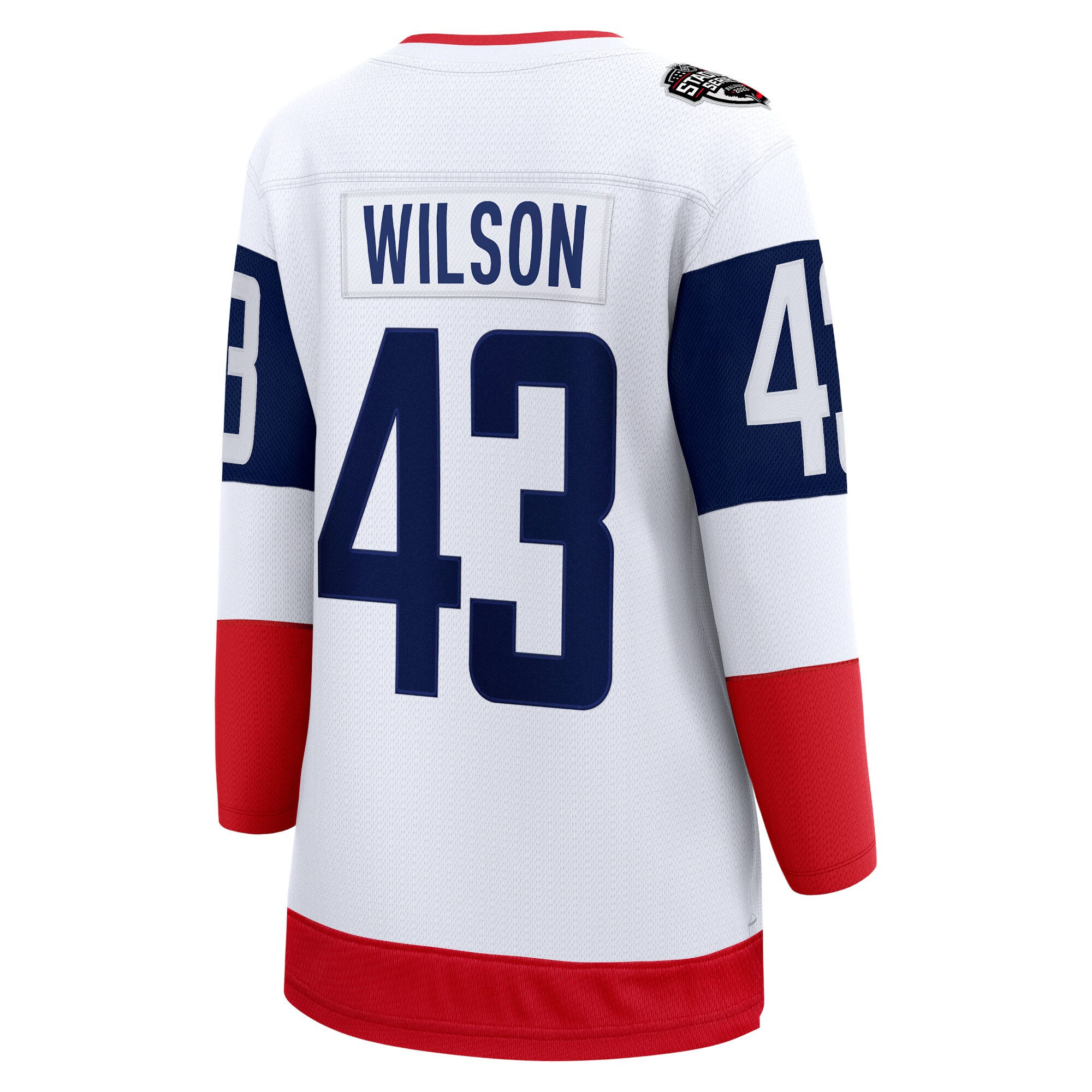 Tom Wilson Washington Capitals Women's 2023 NHL Stadium Series Breakaway Player Jersey - White
