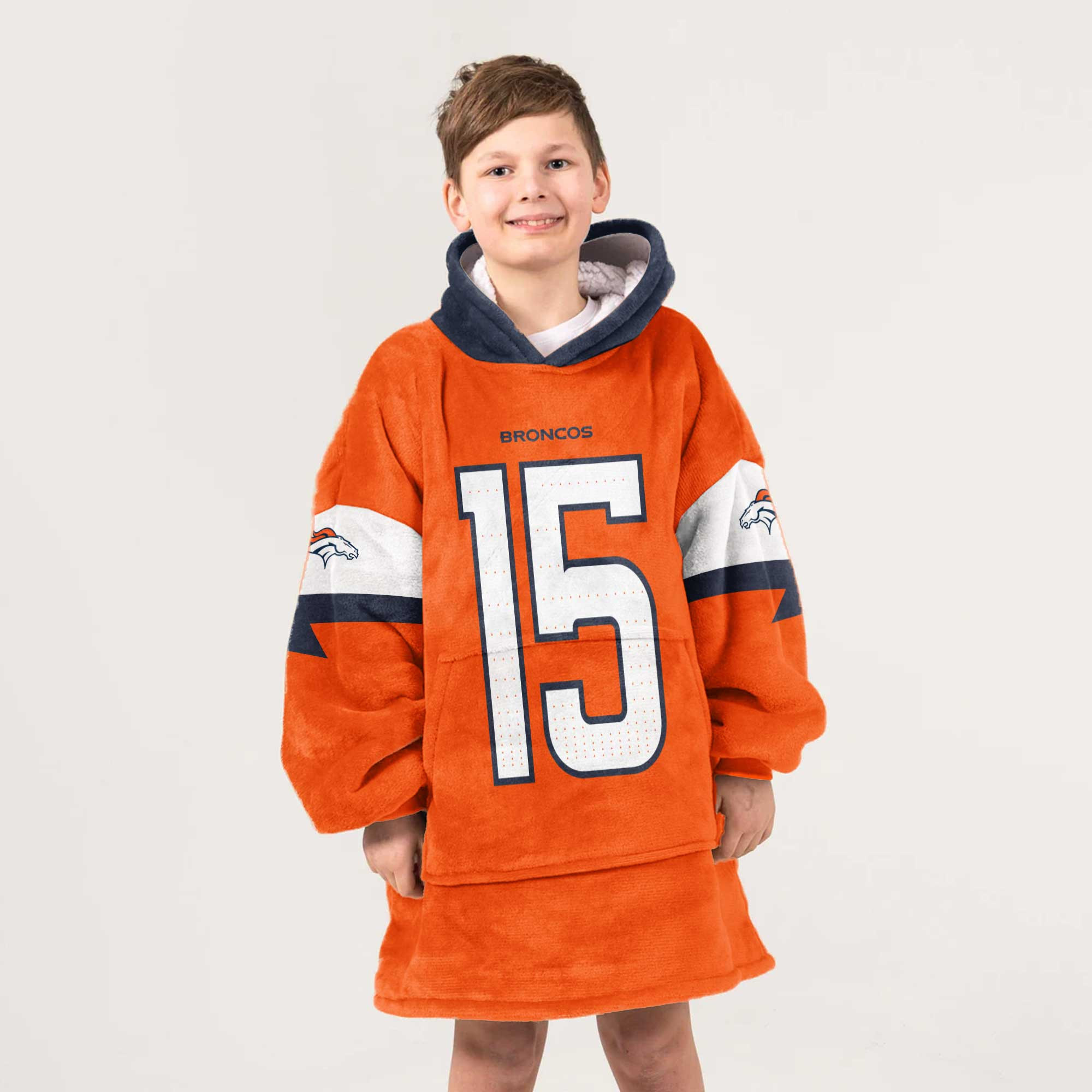 Kid N.B 15 Denver Football Unisex Blanket Hoodie