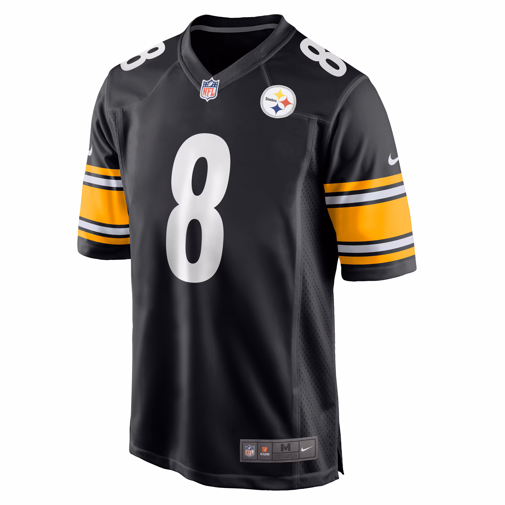 Kenny Pickett Pittsburgh Steelers Player Game Jersey - Black