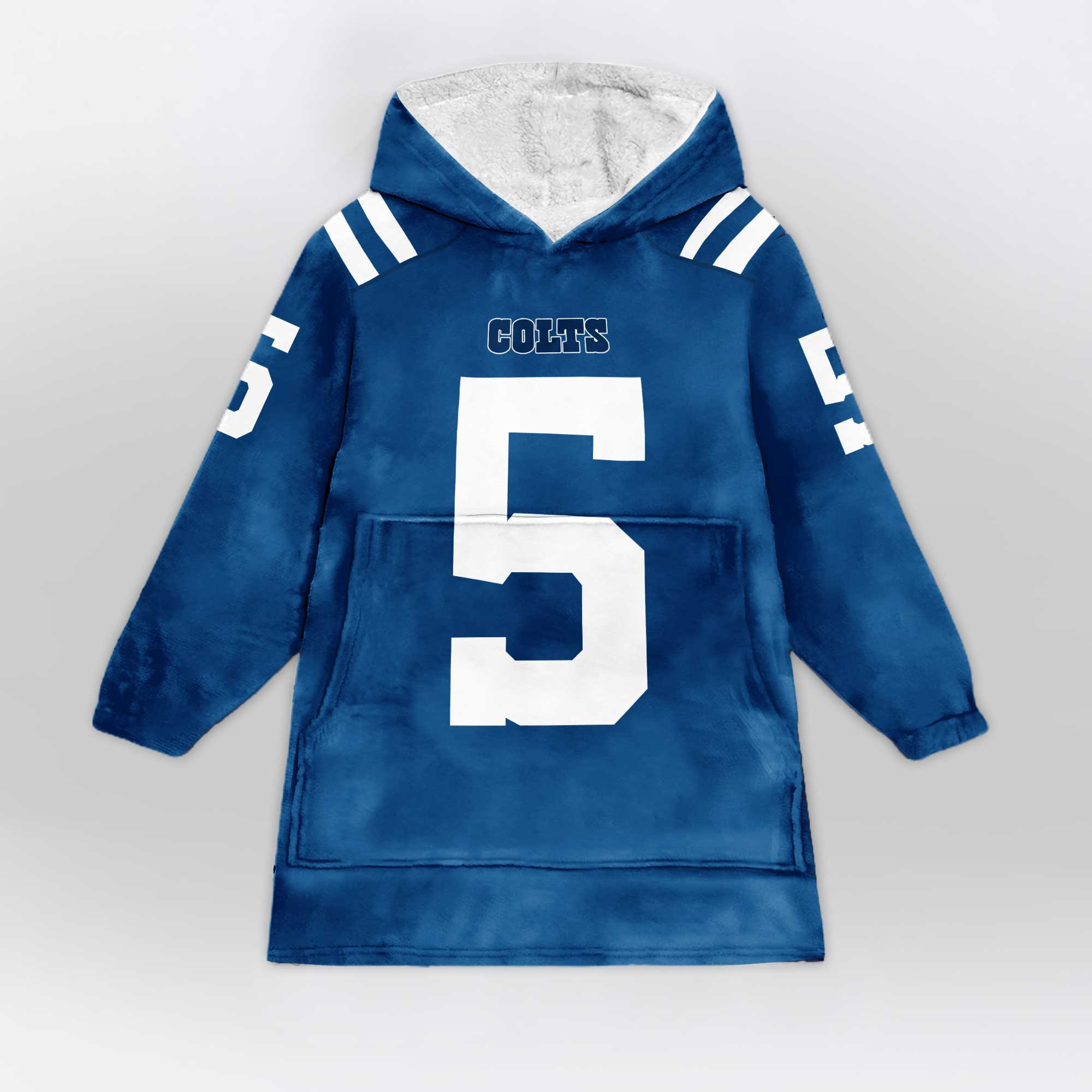 Adult A.R 5 Indianapolis Football Unisex Blanket Hoodie