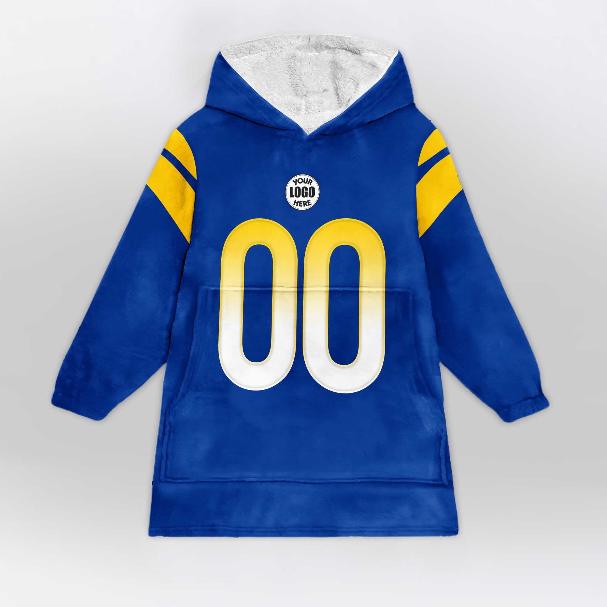 Adult Custom Blanket Hoodie Los Angeles Inspired Color