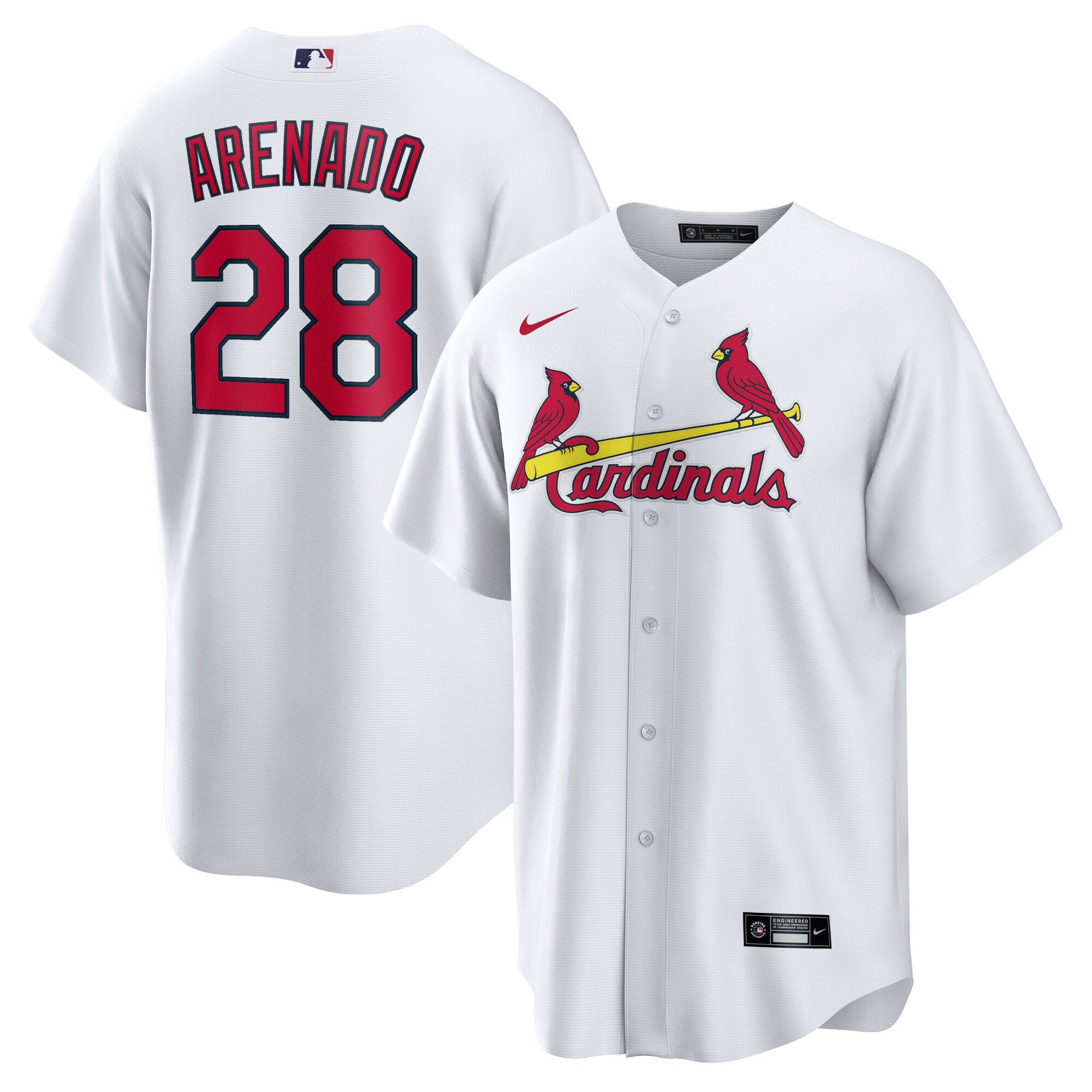 Nolan Arenado St.Louis Cardinals  Home Official Replica Player Jersey - White