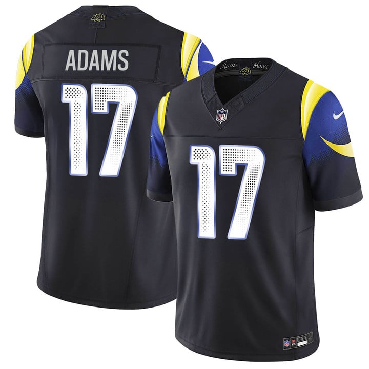 Men's Davante Adams #17 Los Angeles Rams Dri-FIT Rivalries Collection Limited Jersey-Navy