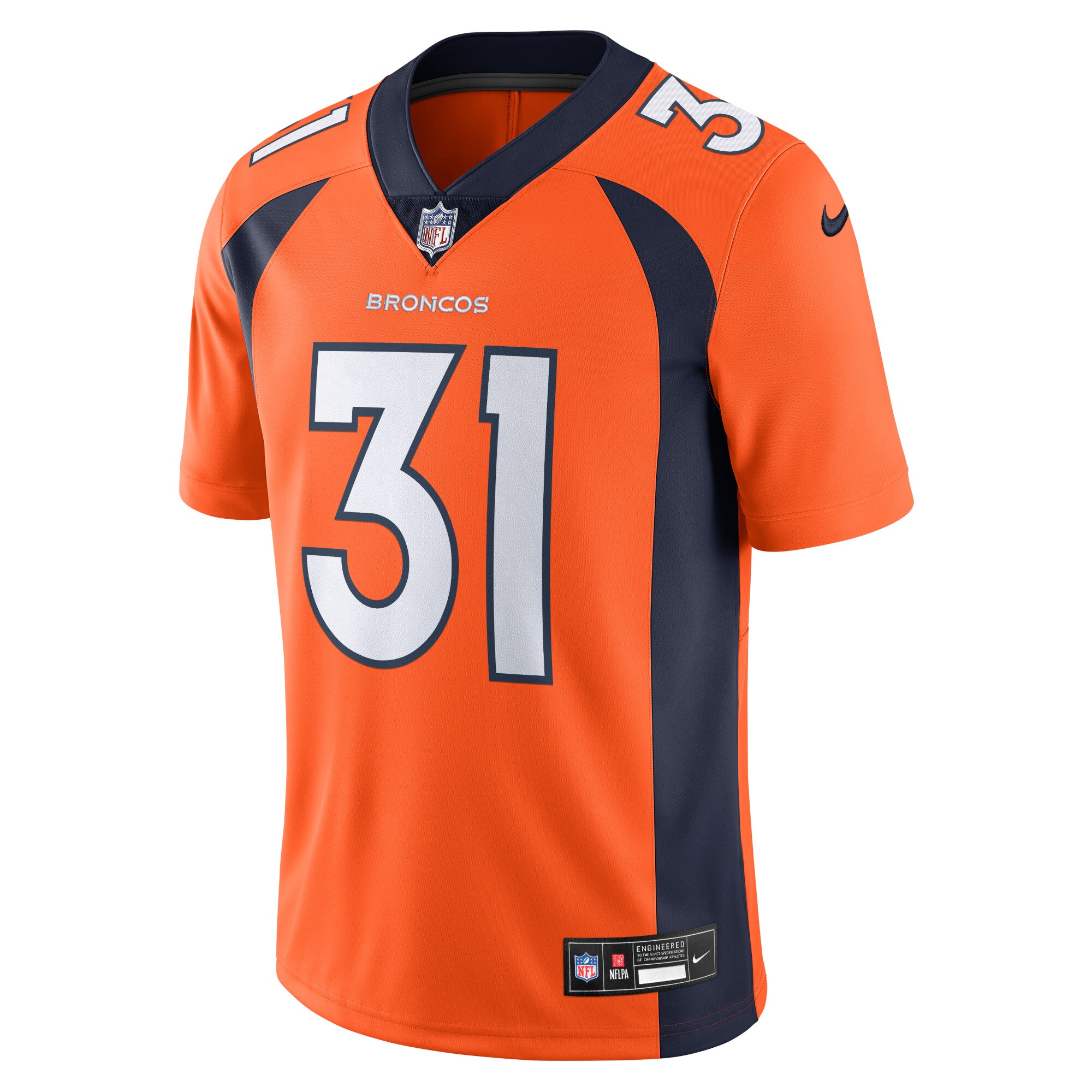 Justin Simmons Denver Broncos  Vapor Untouchable Limited Jersey - Orange