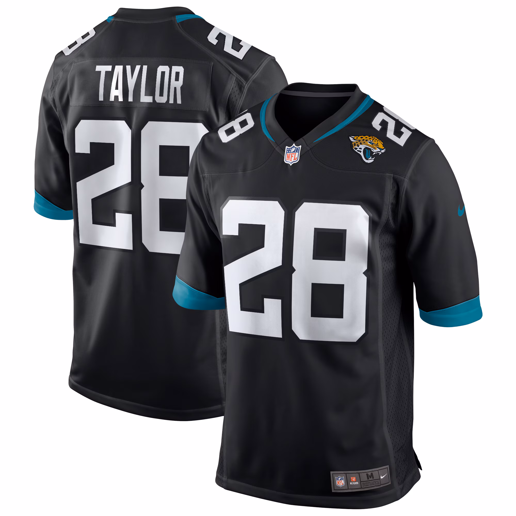 Fred Taylor Jacksonville Jaguars Game Retired Player Jersey - Black