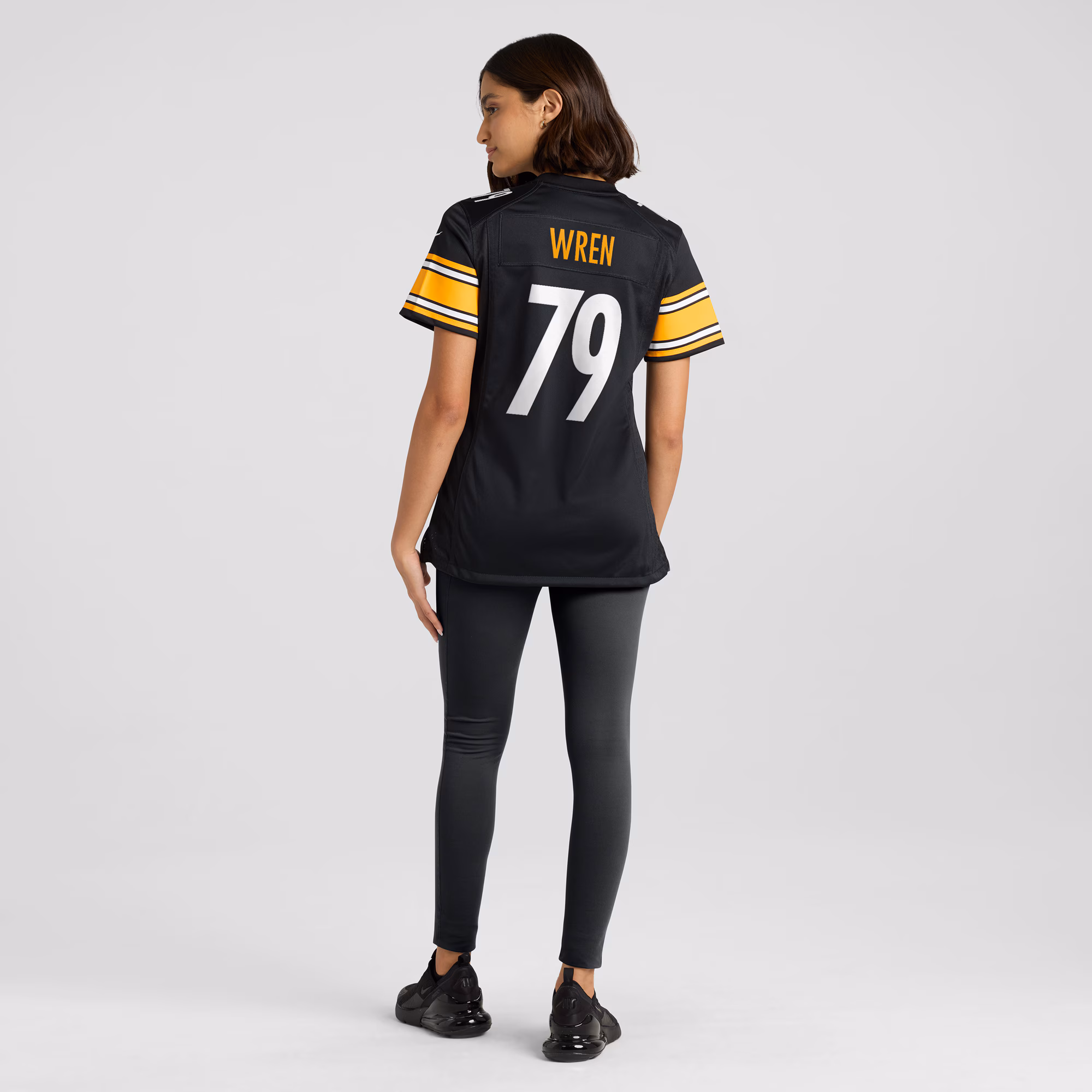 Renell Wren Pittsburgh Steelers Women's  Game Jersey -  Black