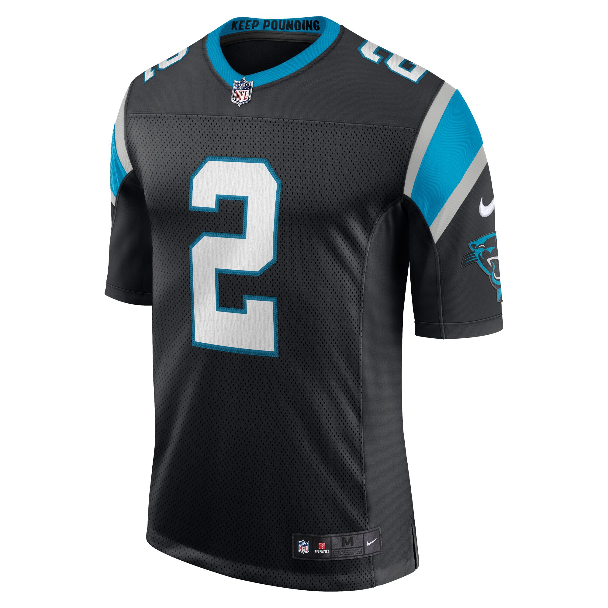 D.J. Moore Carolina Panthers  Vapor Limited Jersey - Black