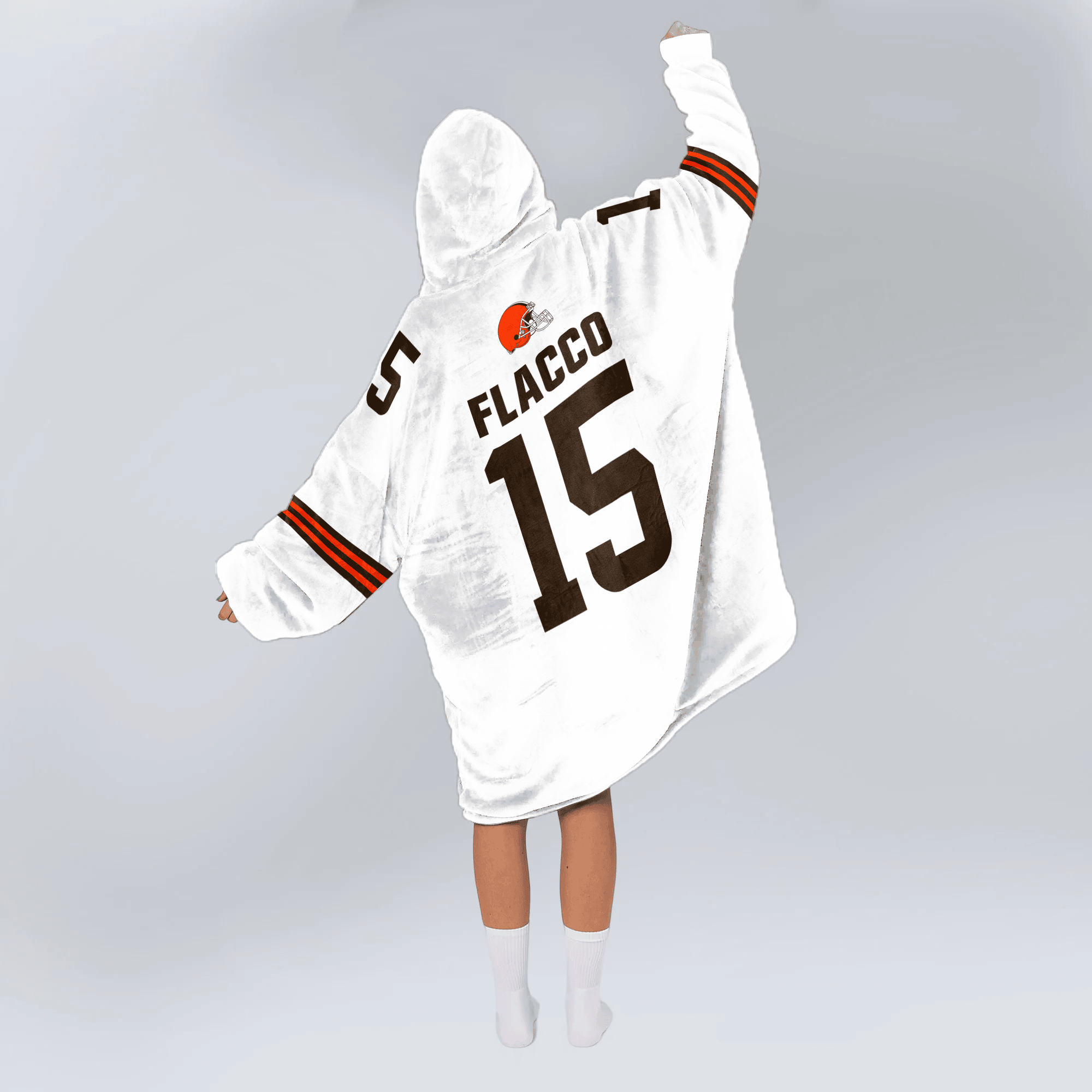 Captain J.F 15 Cleveland Football Unisex Blanket Hoodie