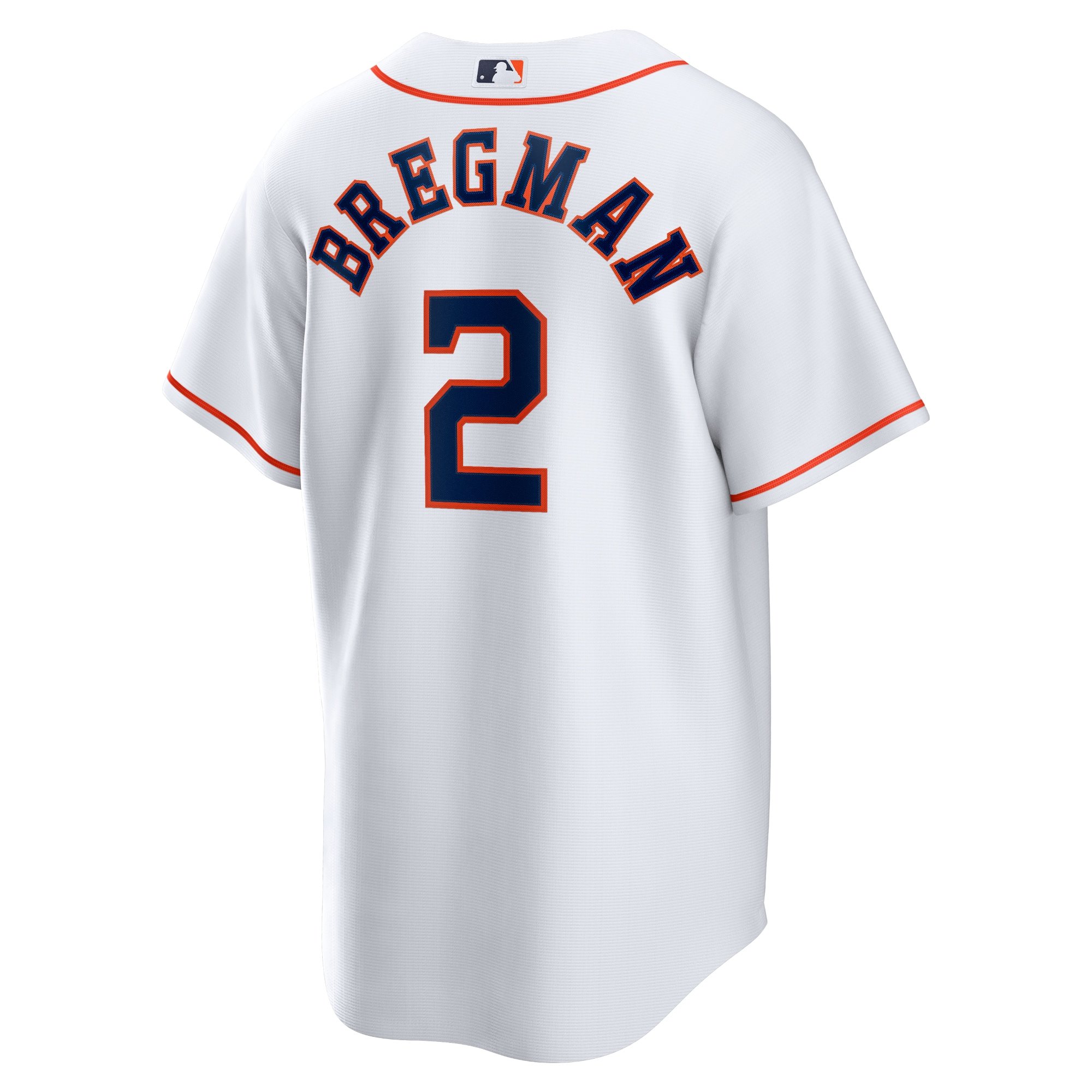 Men's Houston Astros Alex Bregman  White Home Replica Player Name Jersey