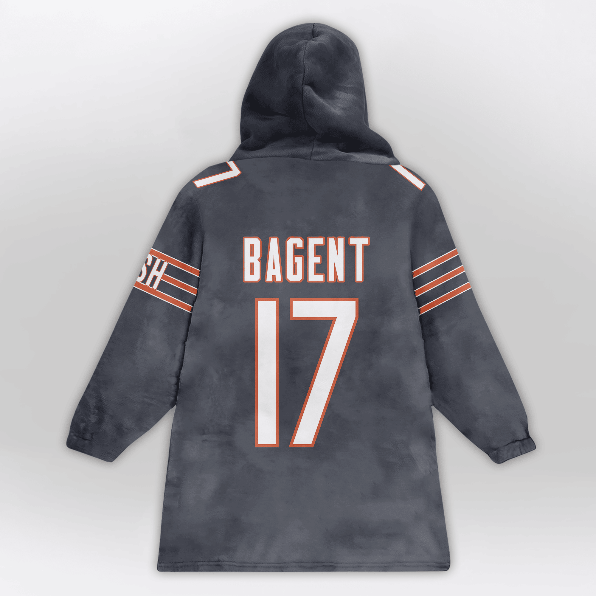 Adult T.B 17 Chicago Football Unisex Blanket Hoodie