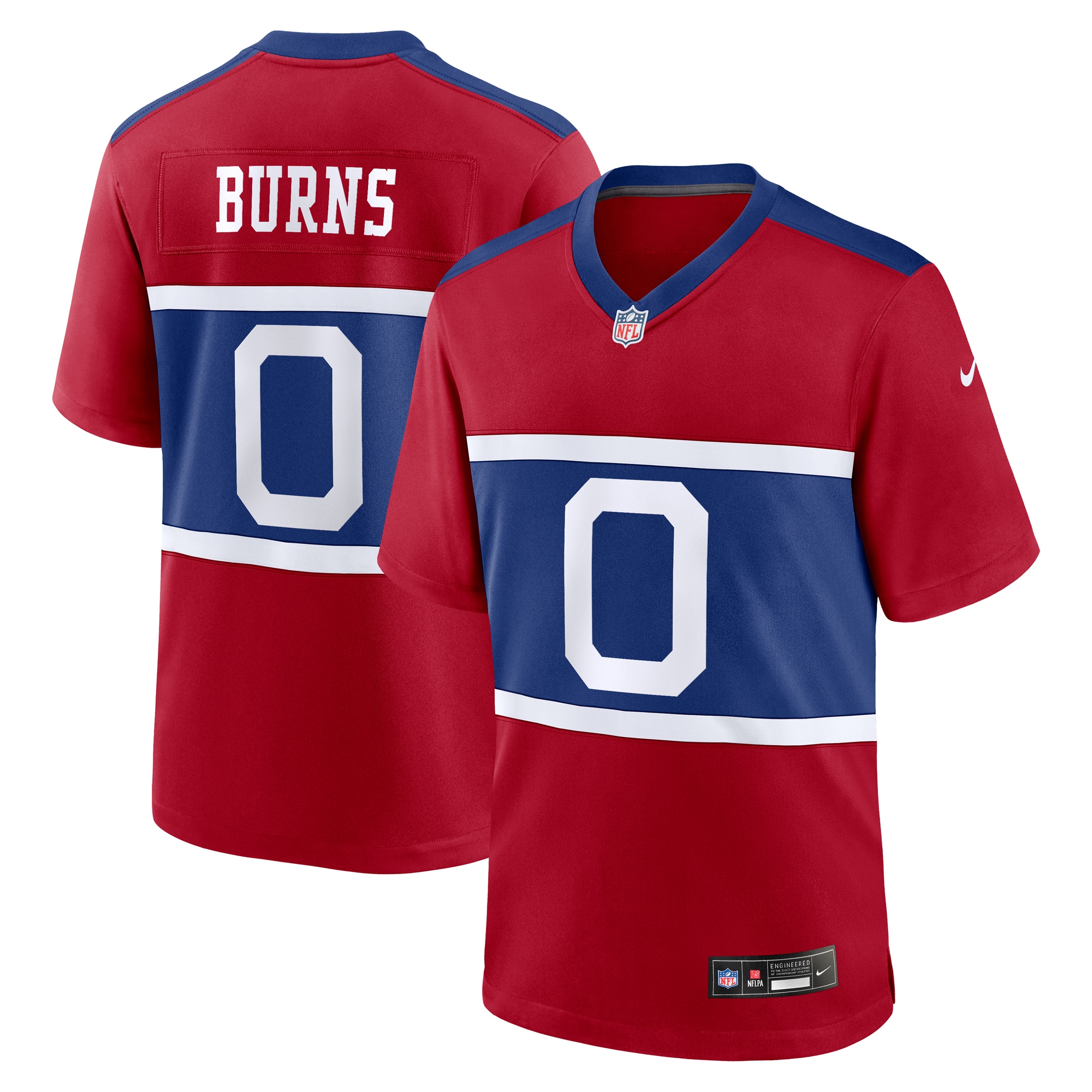 Brian Burns #0 New York Giants Alternate Game Jersey - Century Red