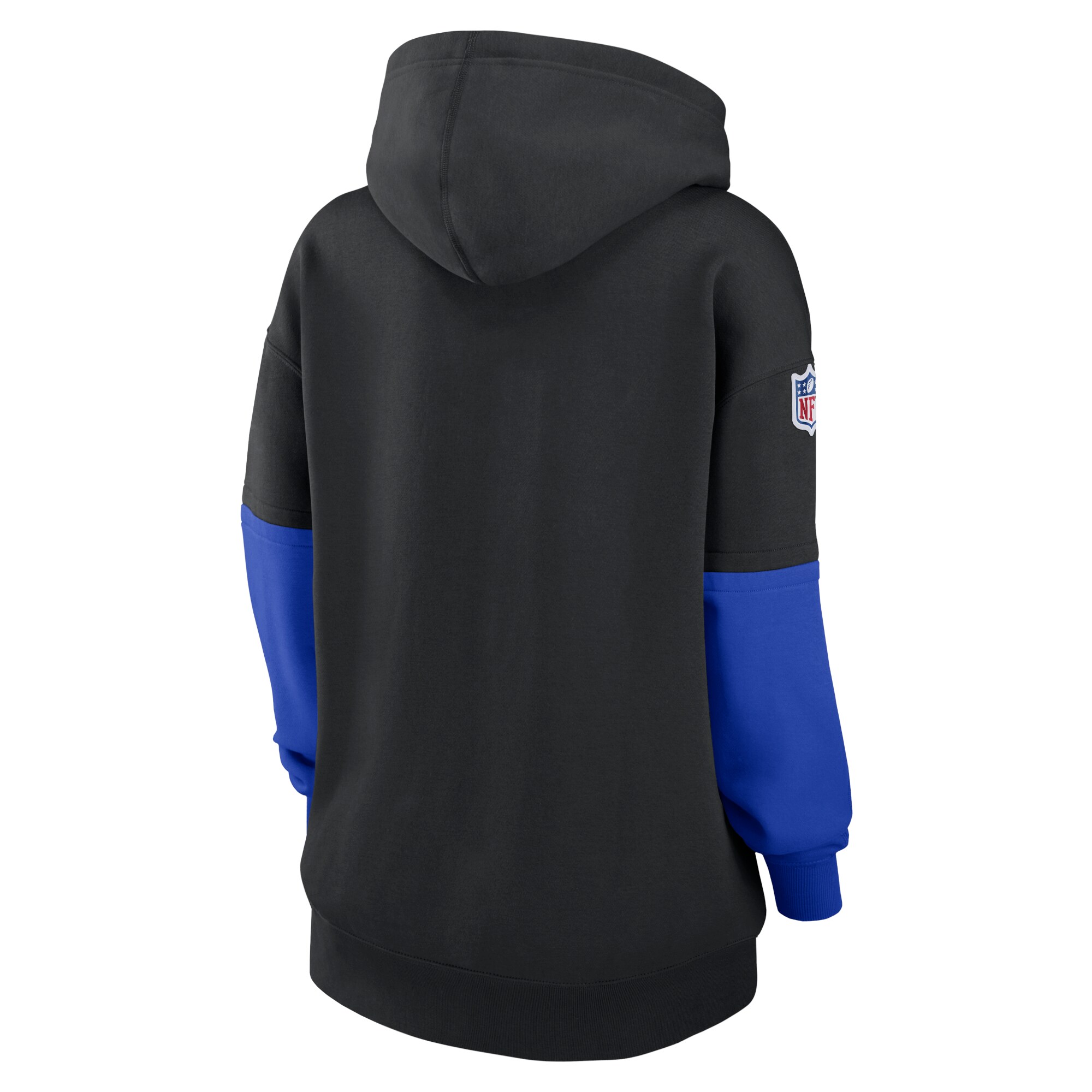 Los Angeles Rams Women's 2024 Sideline Essential Fleece Pullover Hoodie - Black