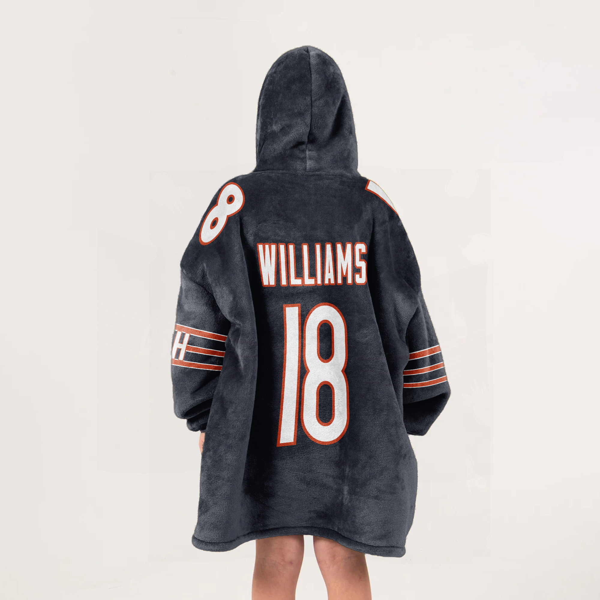 Adult CM 18 Chicago Football Unisex Blanket Hoodie