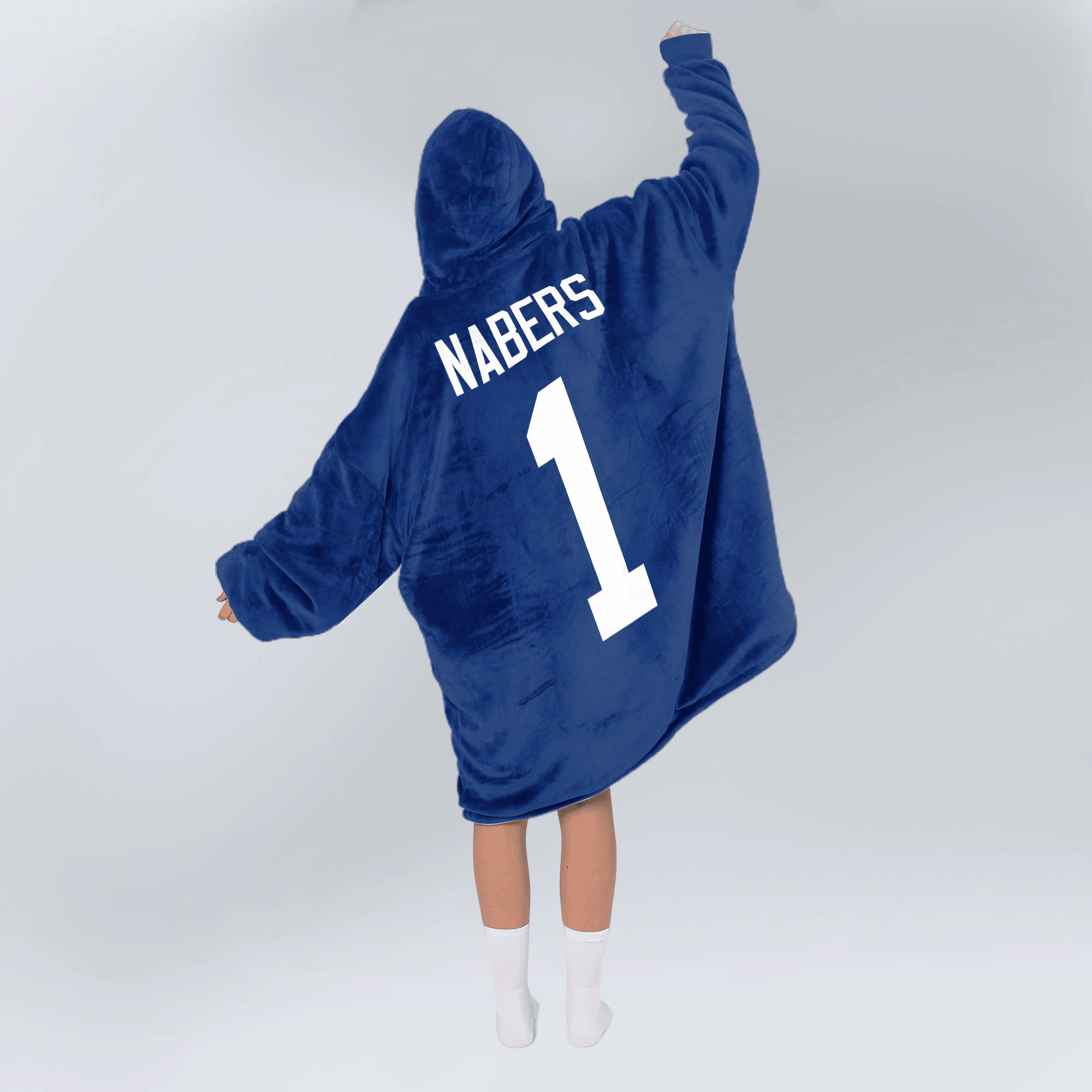 Adult M.N 1 New York G Football Unisex Blanket Hoodie