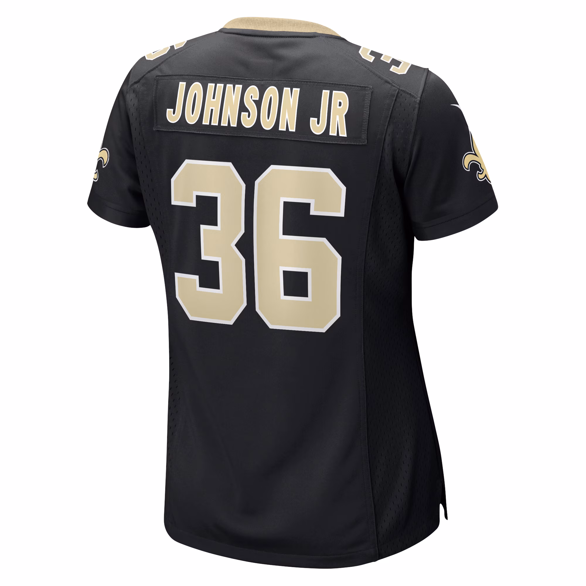 Anthony Johnson New Orleans Saints Women's Team Game Jersey -  Black