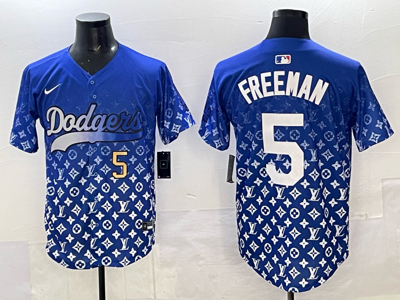 Men's #5 Freddie Freeman Los Angeles Dodgers 2025 Custom Cool Jersey
