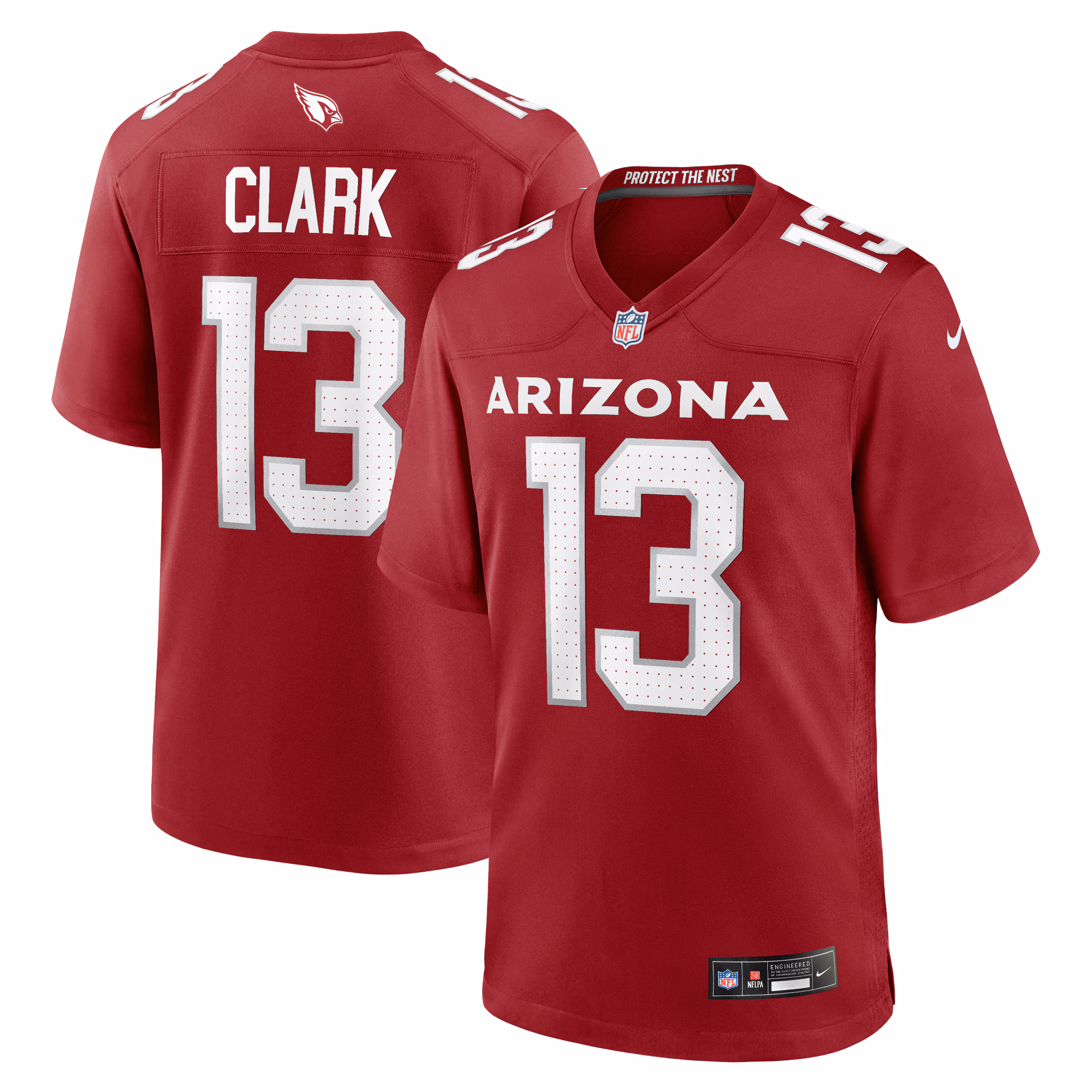 Kei'Trel Clark Arizona Cardinals  Game Jersey -  Cardinal