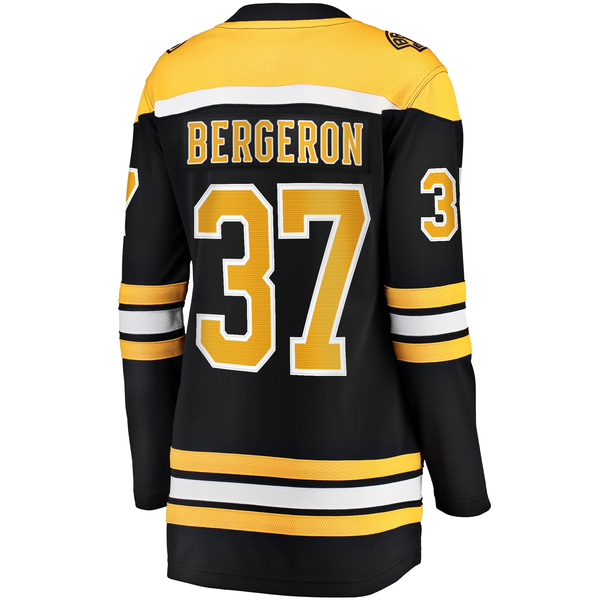 Patrice Bergeron Boston Bruins Women's Captain Patch Home Breakaway Jersey - Black