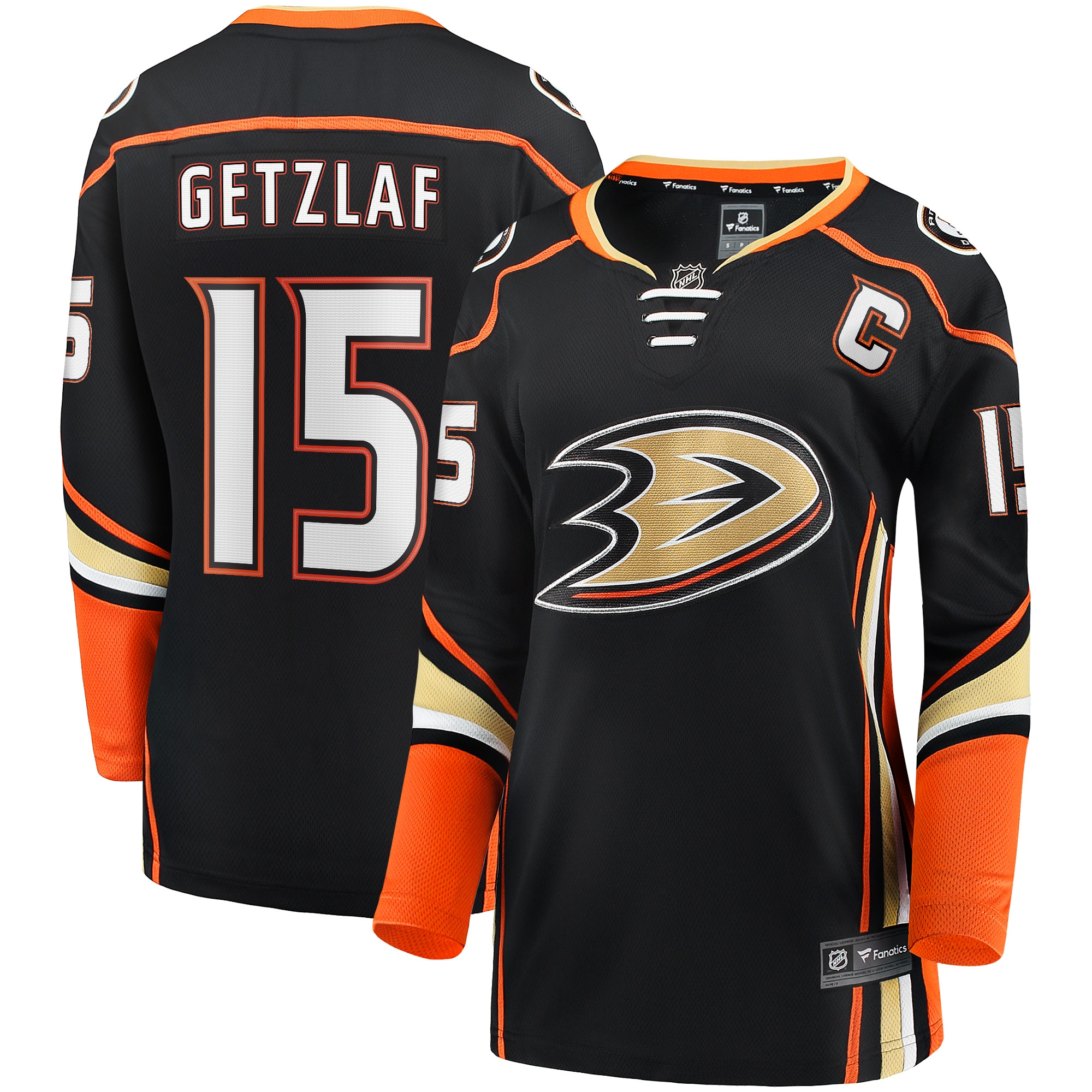 Ryan Getzlaf Anaheim Ducks Women's 2019/20 Breakaway Player Jersey - Black