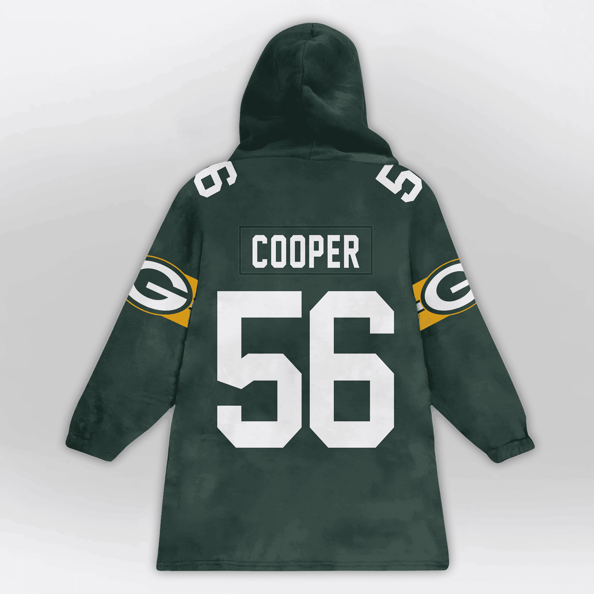 Kid 56 Green Bay Football Unisex Blanket Hoodie