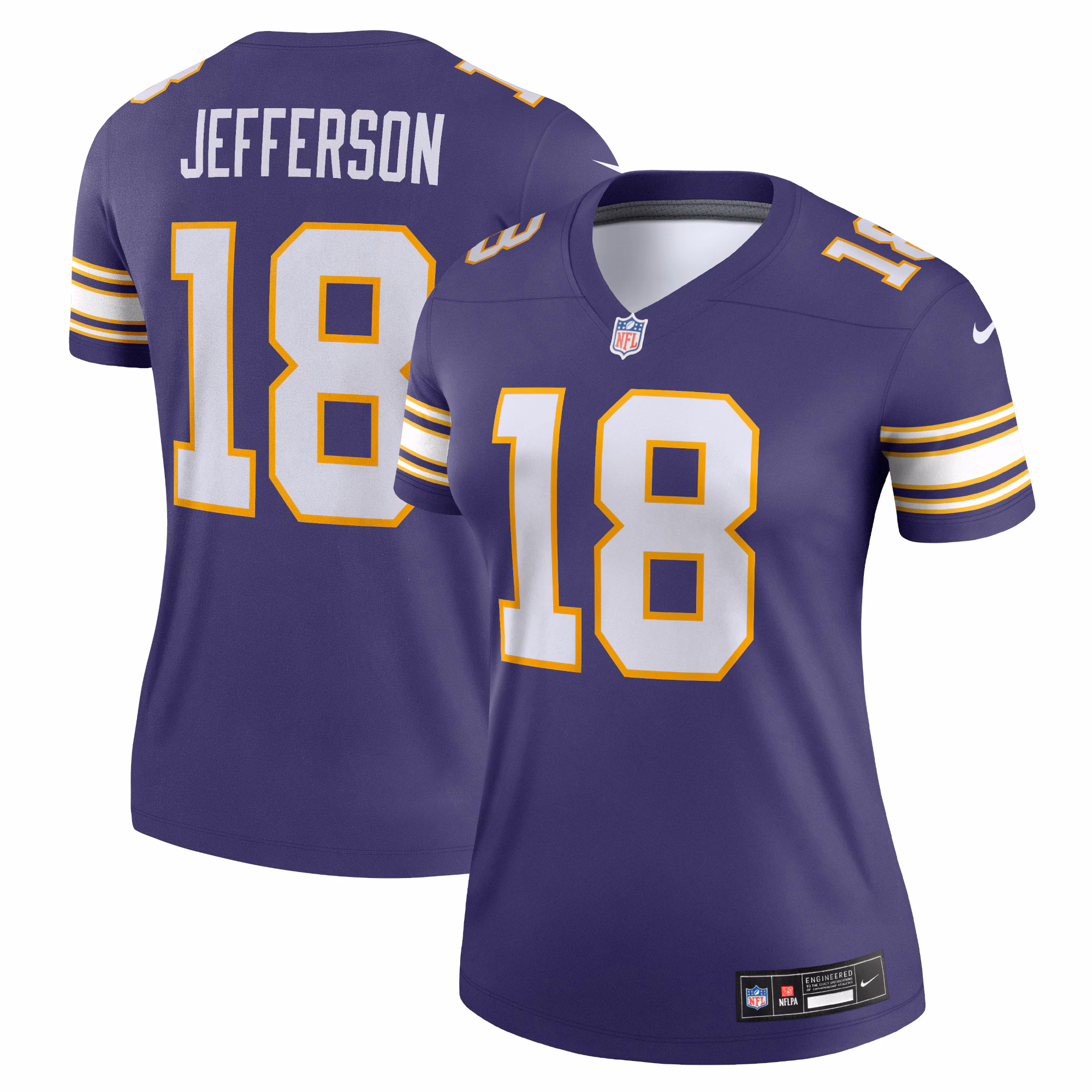 Justin Jefferson Minnesota Vikings Women's Alternate Legend Jersey - Purple