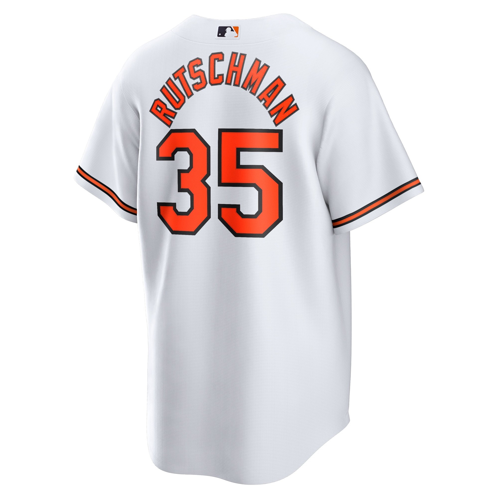 Men's Baltimore Orioles Adley Rutschman  White Replica Player Jersey