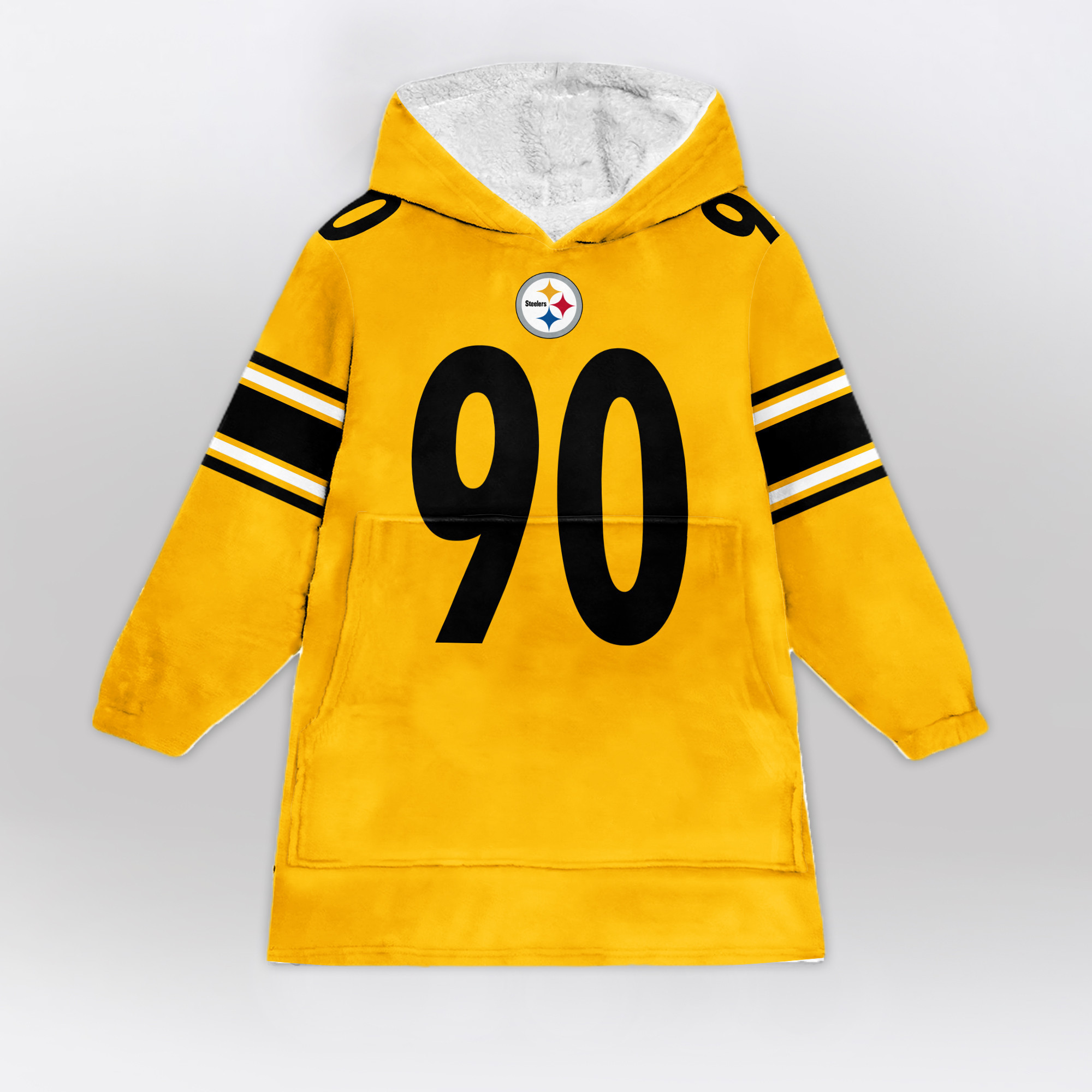 Adult T.J.W 90 Pittsburgh Football Unisex Blanket Hoodie