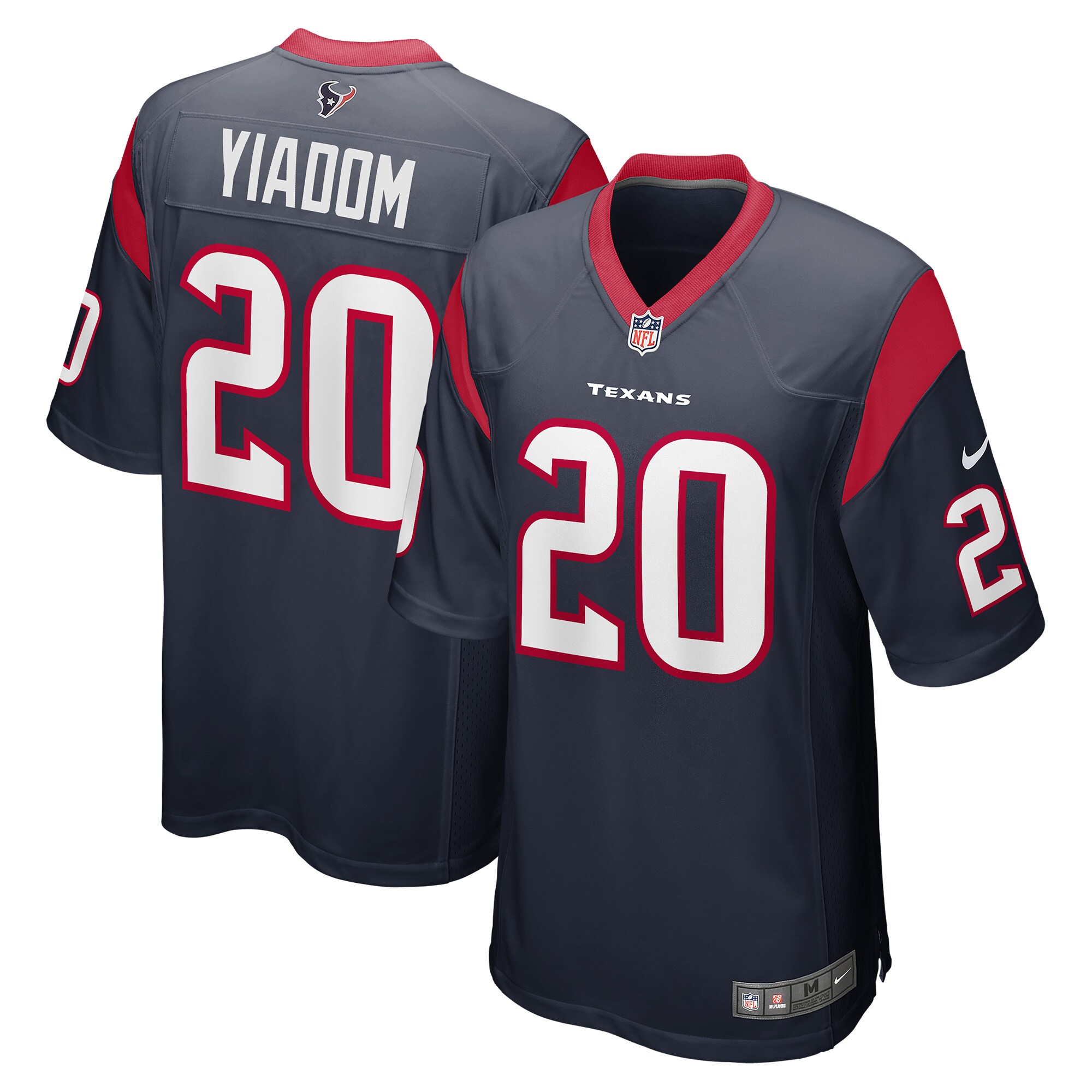 Isaac Yiadom Houston Texans  Game Jersey - Navy