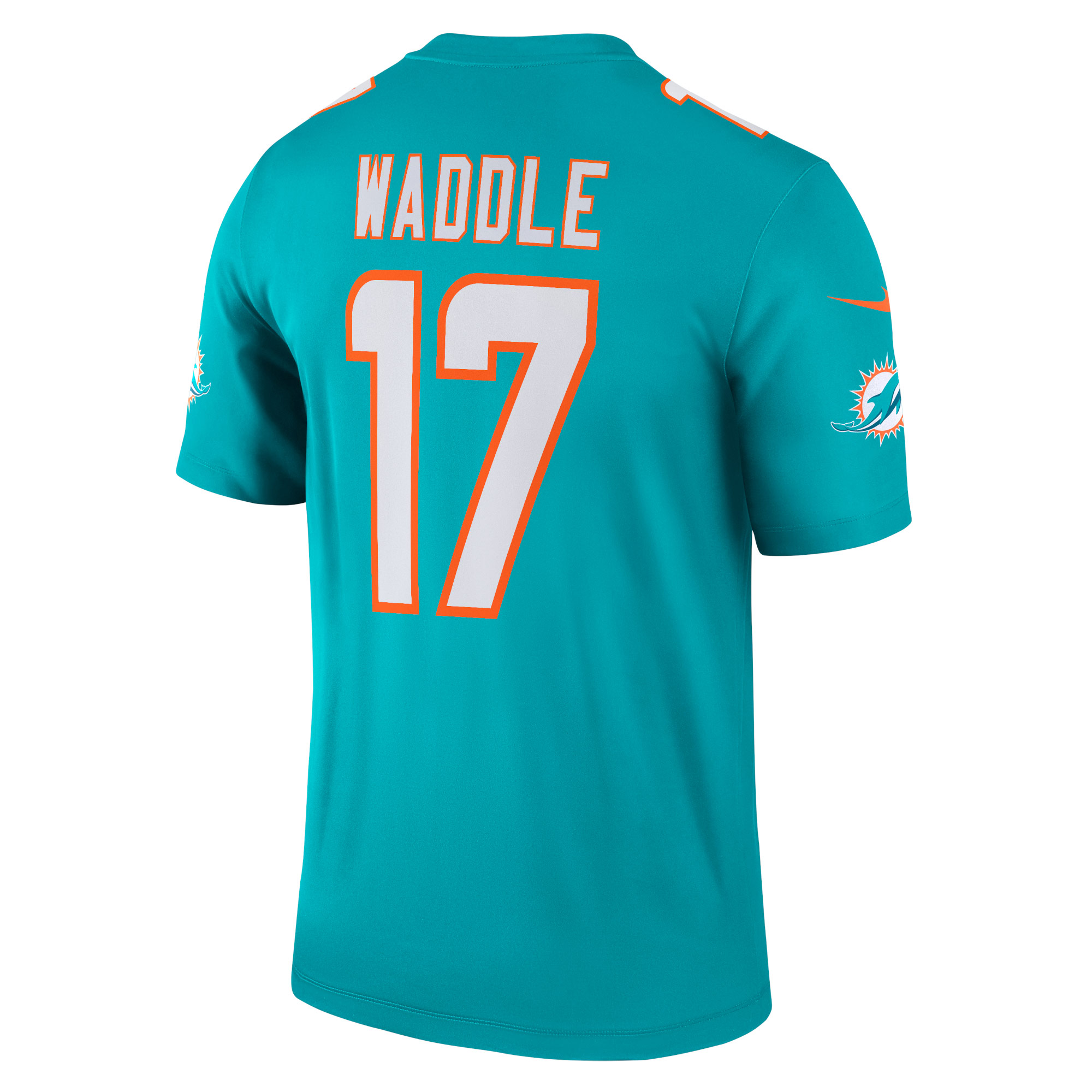 Jaylen Waddle Miami Dolphins Legend Jersey - Aqua